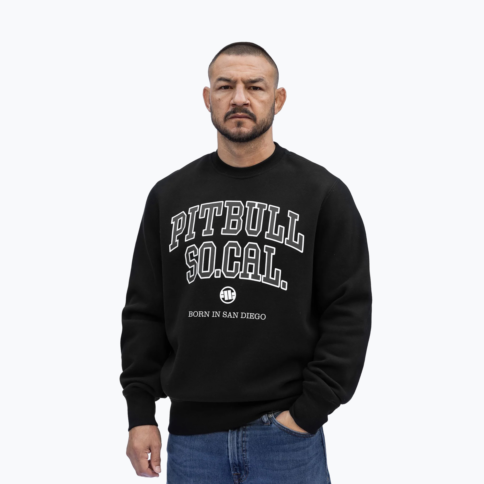 Bluza męska Pitbull So Cal Crewneck black 