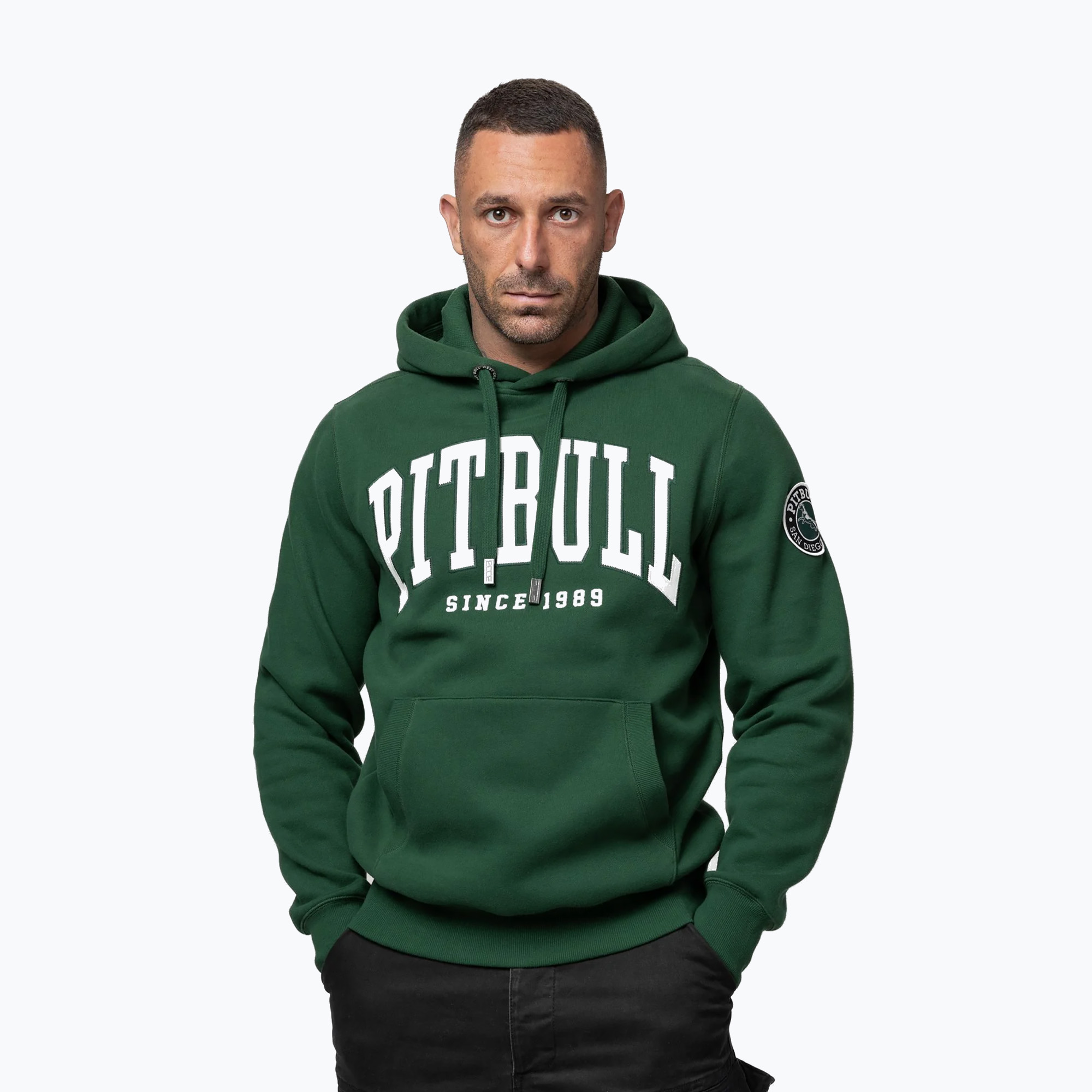Bluza męska Pitbull Norton Hooded hunter green 