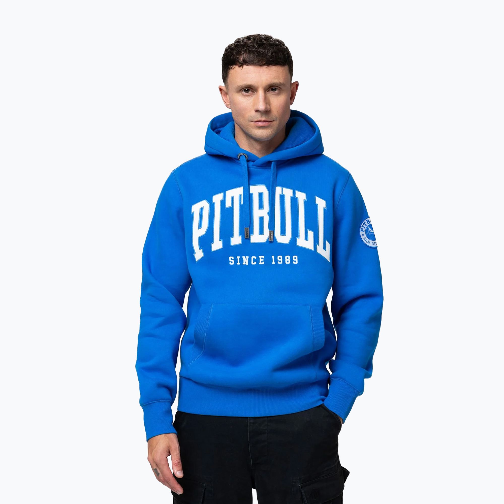 Bluza męska Pitbull Norton Hooded azurre blue 