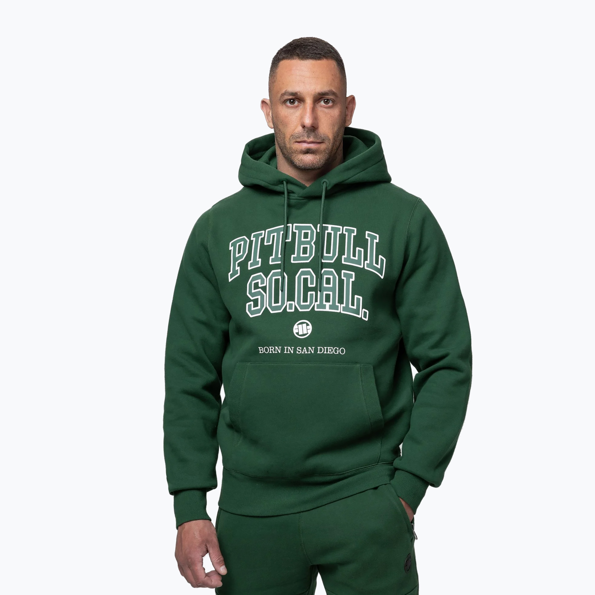 Bluza męska Pitbull So Cal Hooded hunter green 