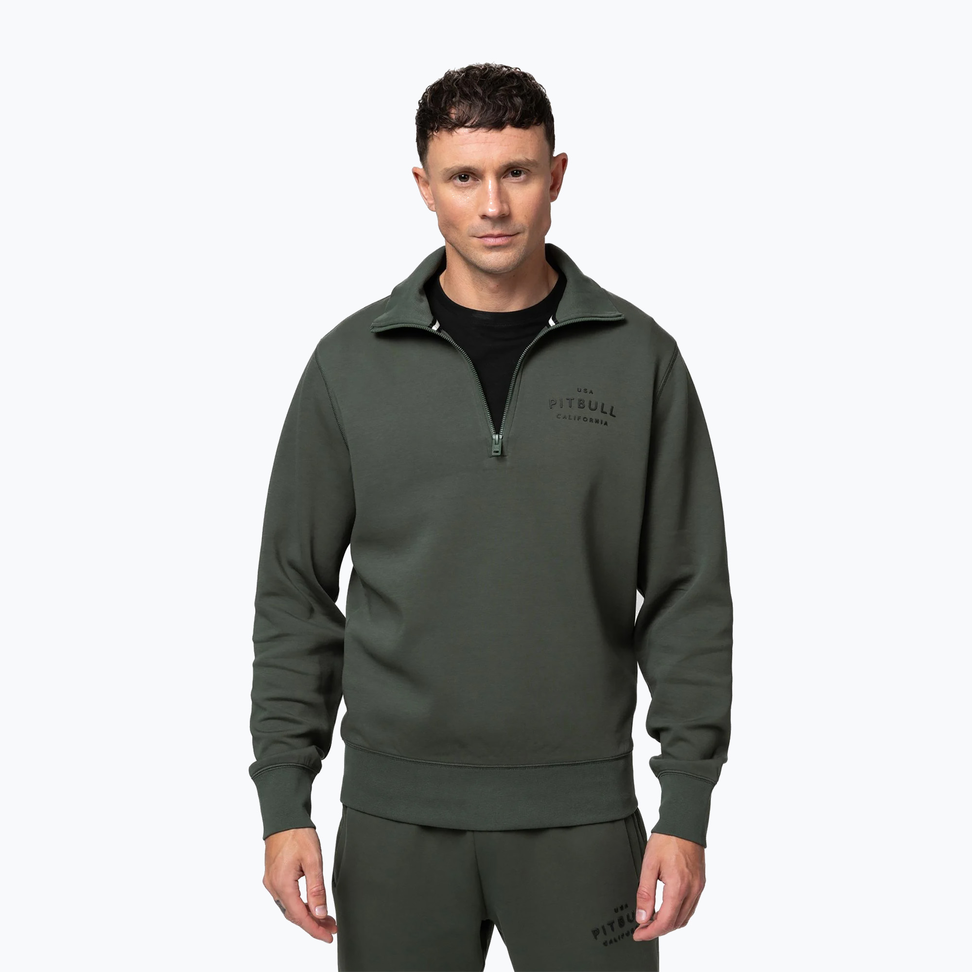 Bluza męska Pitbull Sampson HZ old green 
