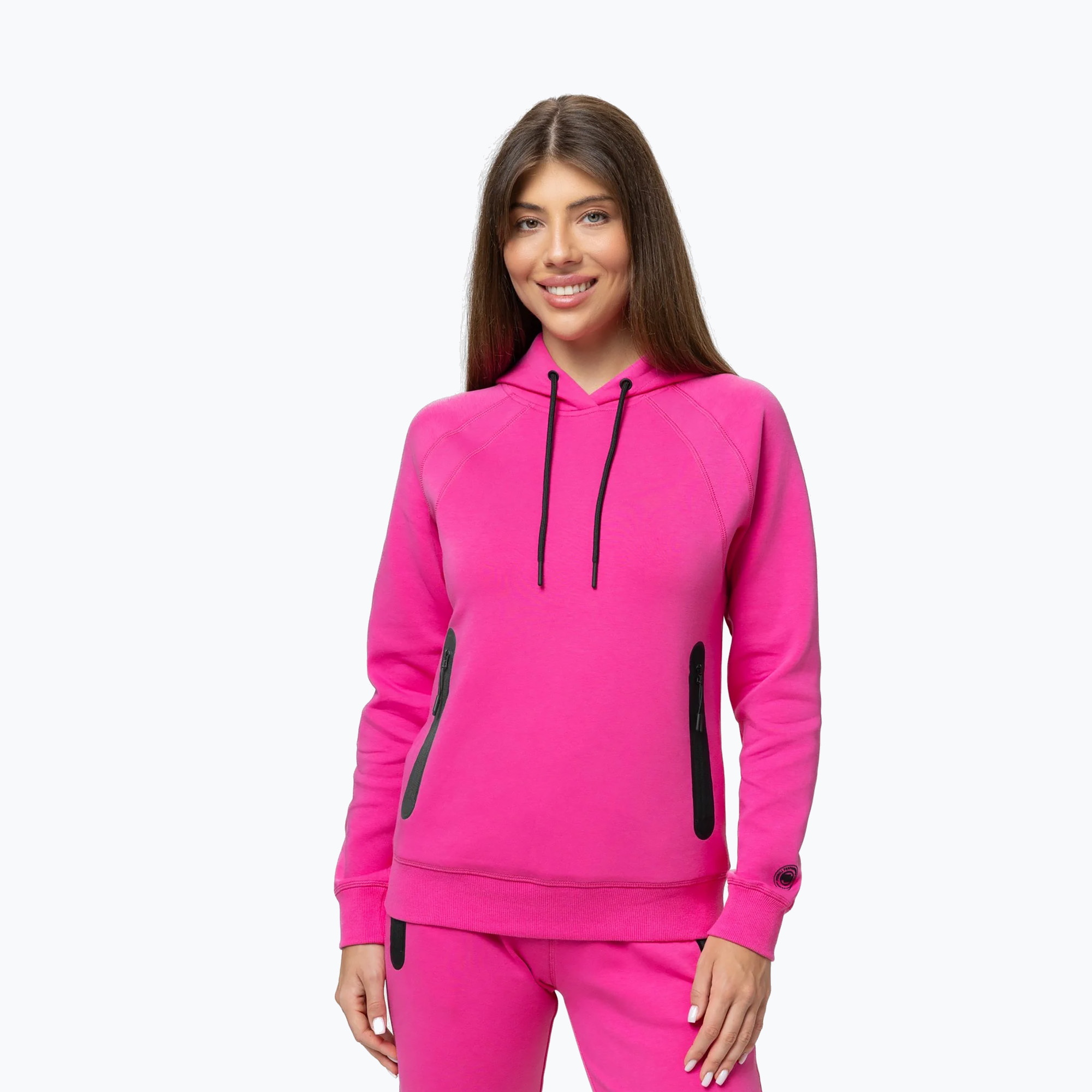 Bluza damska Pitbull Explory Hooded candy pink 