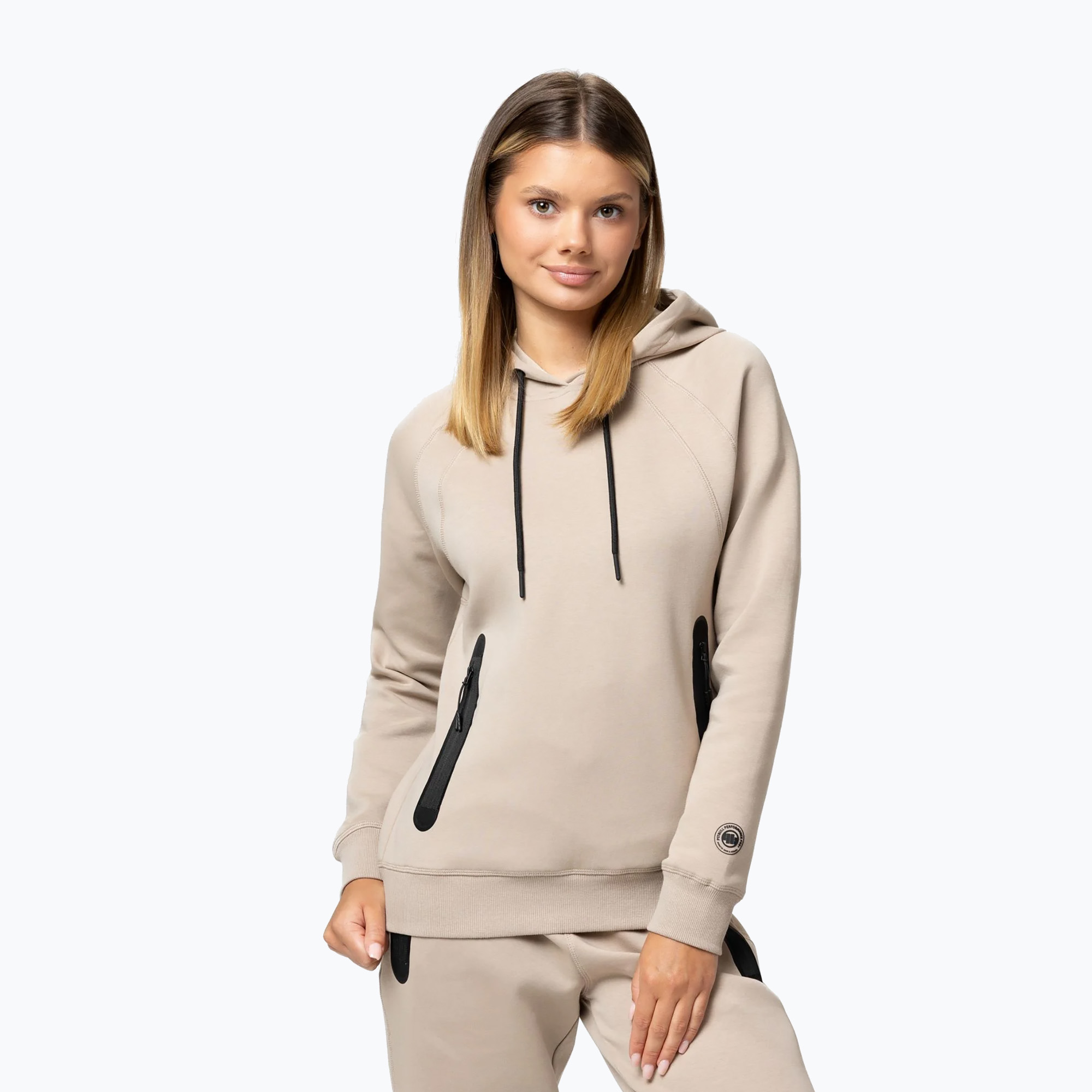 Bluza damska Pitbull Explory Hooded cappucino 
