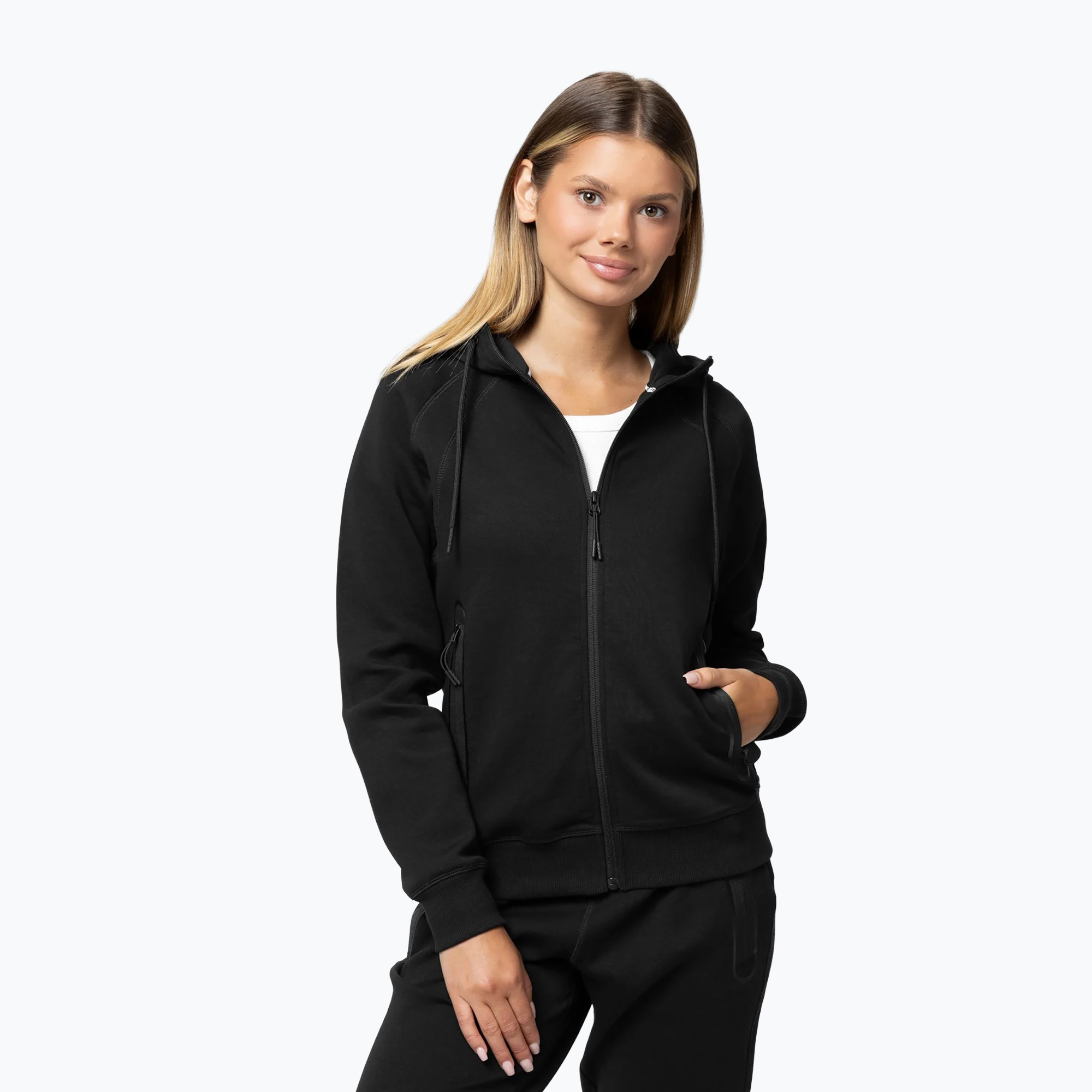 Felpa donna Pitbull Explory Hooded Zip black (M) (Explory Hooded Zip 185050900000)