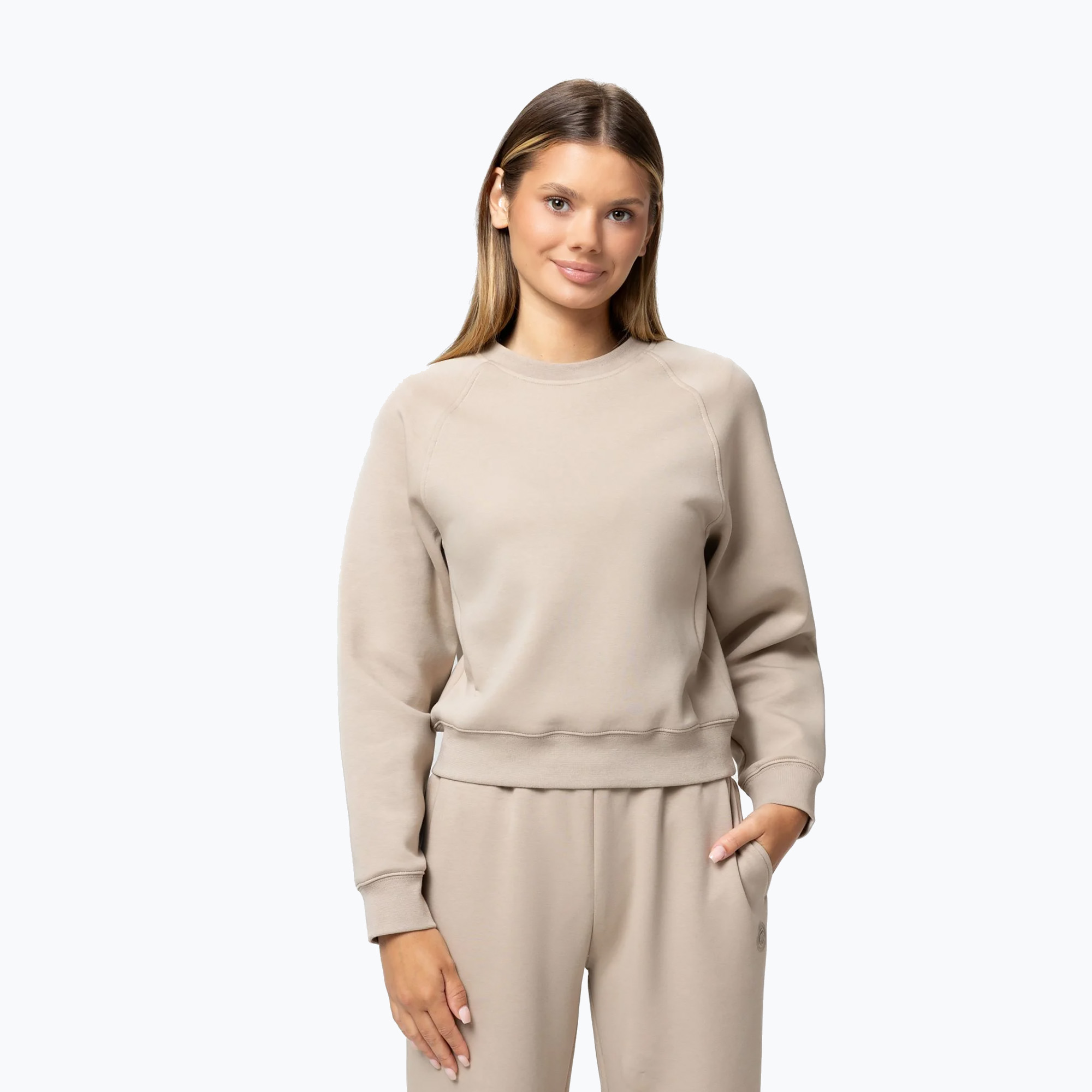 Bluza damska Pitbull Discovery Crewneck Sweatshirt cappuccino 