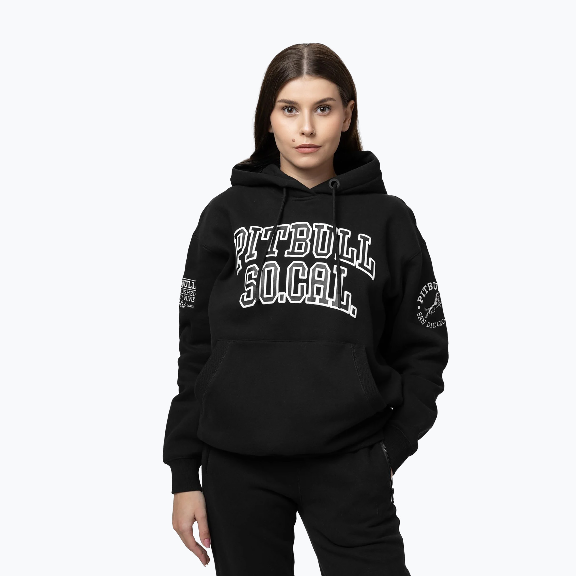 Bluza damska Pitbull Fiora Hooded black 