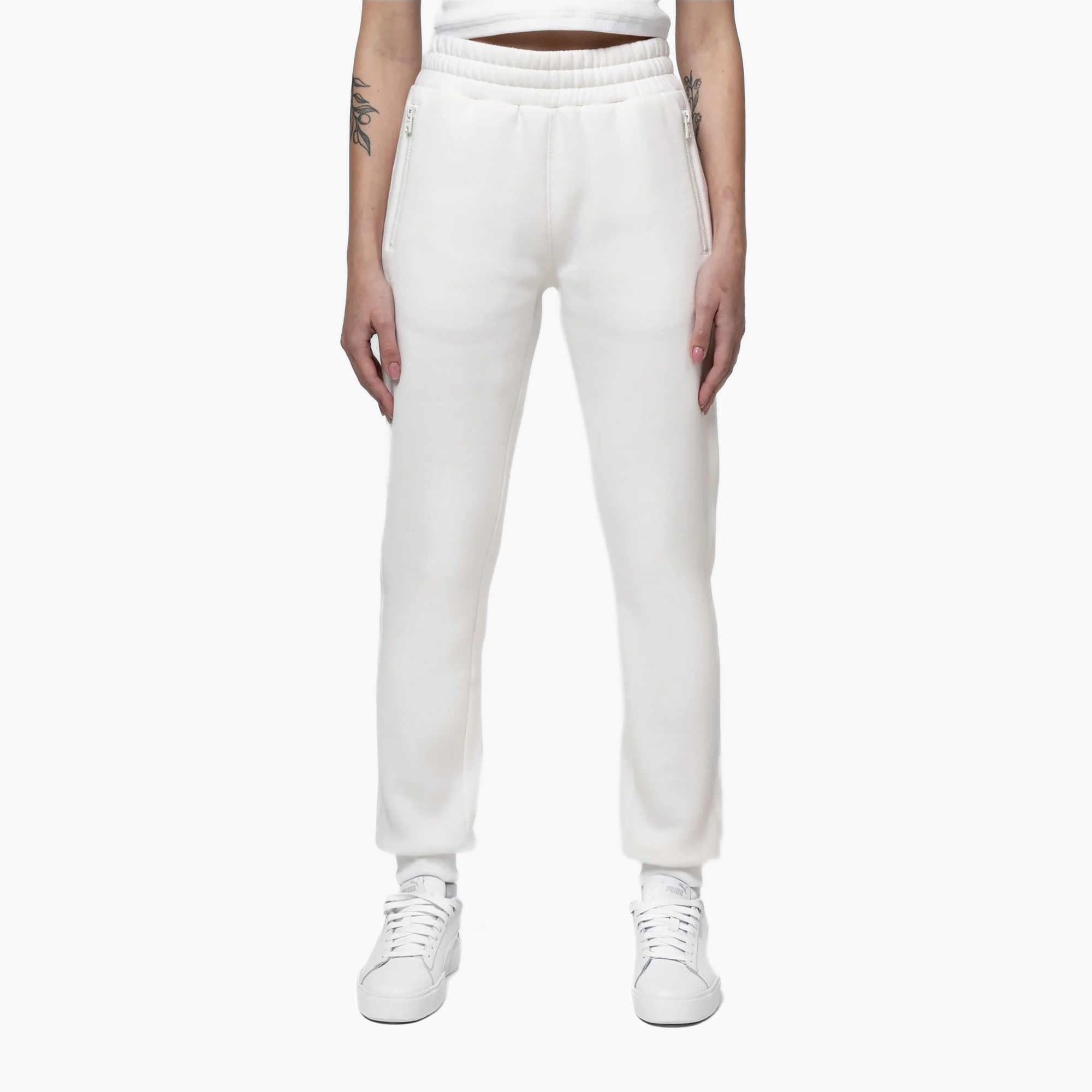 Spodnie damskie Pitbull Fiora Slim off white 