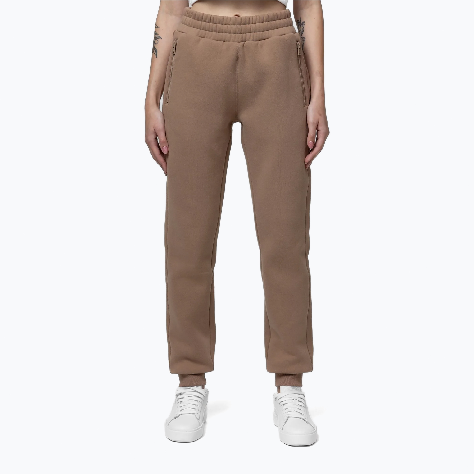 Spodnie damskie Pitbull Fiora Slim chocolate mousse 