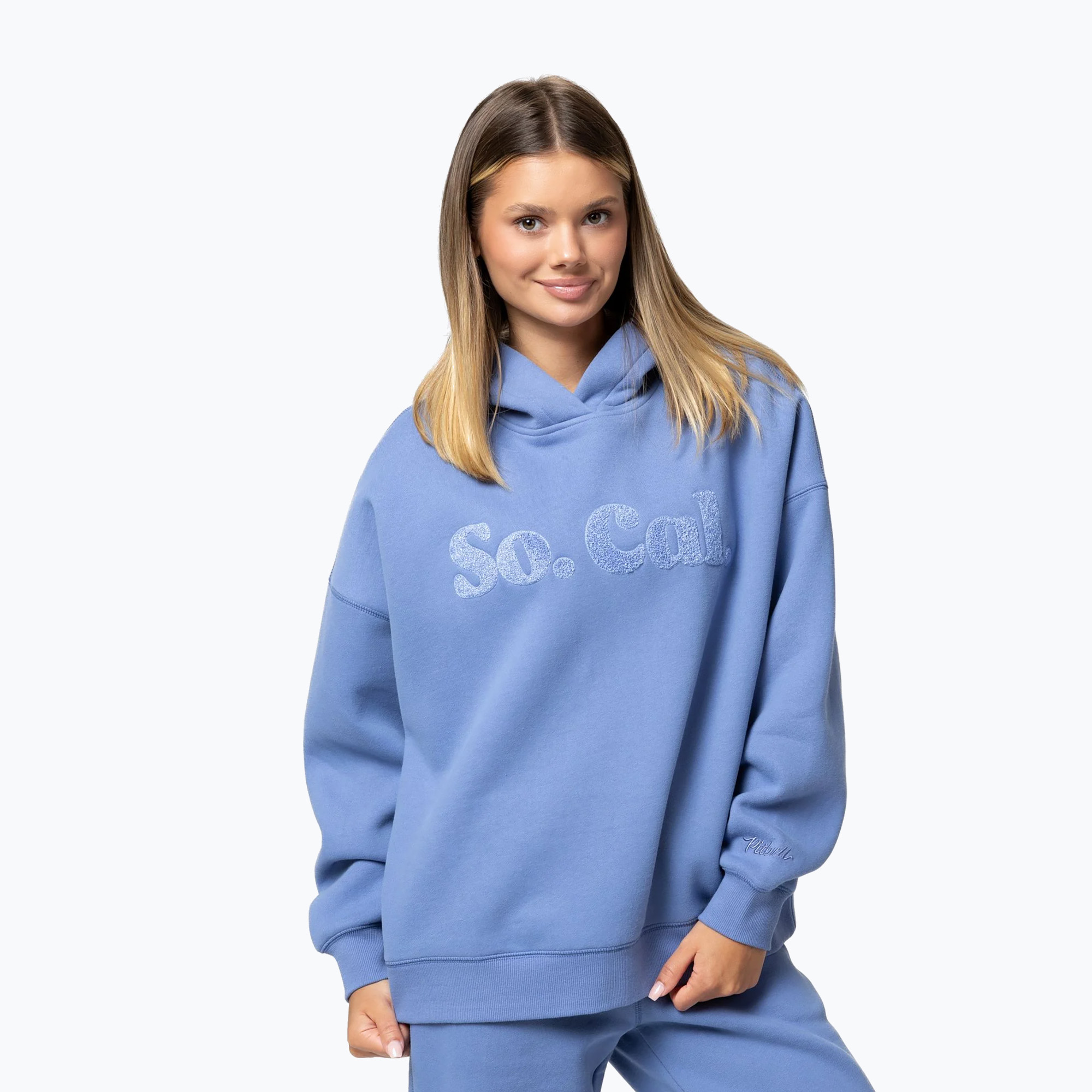 Bluza damska Pitbull So Cal Hooded blue jeans 