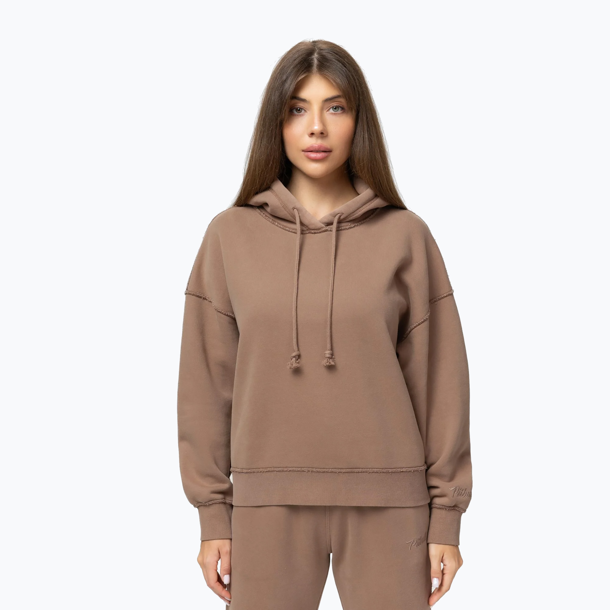 Bluza damska Pitbull Lovia Hooded chocolate mousse 