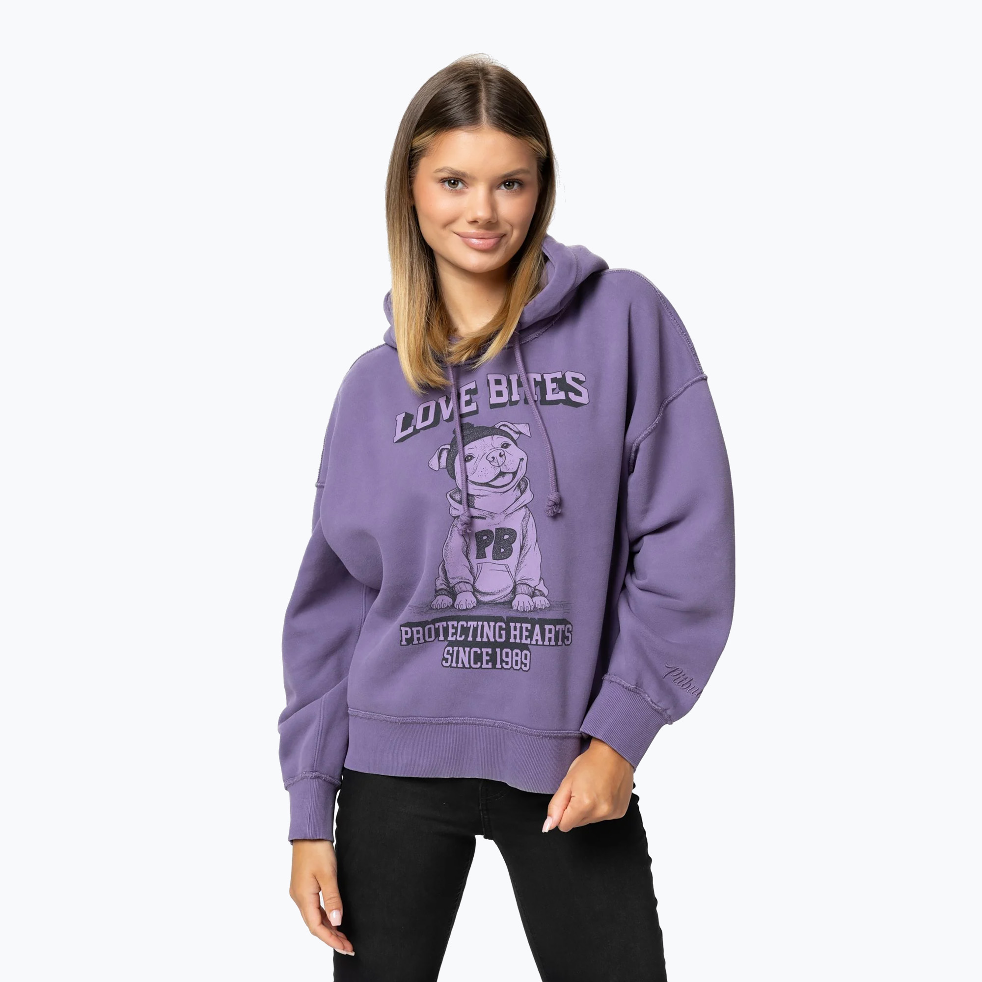 Bluza damska Pitbull Love Bites Hodded dusty grape 