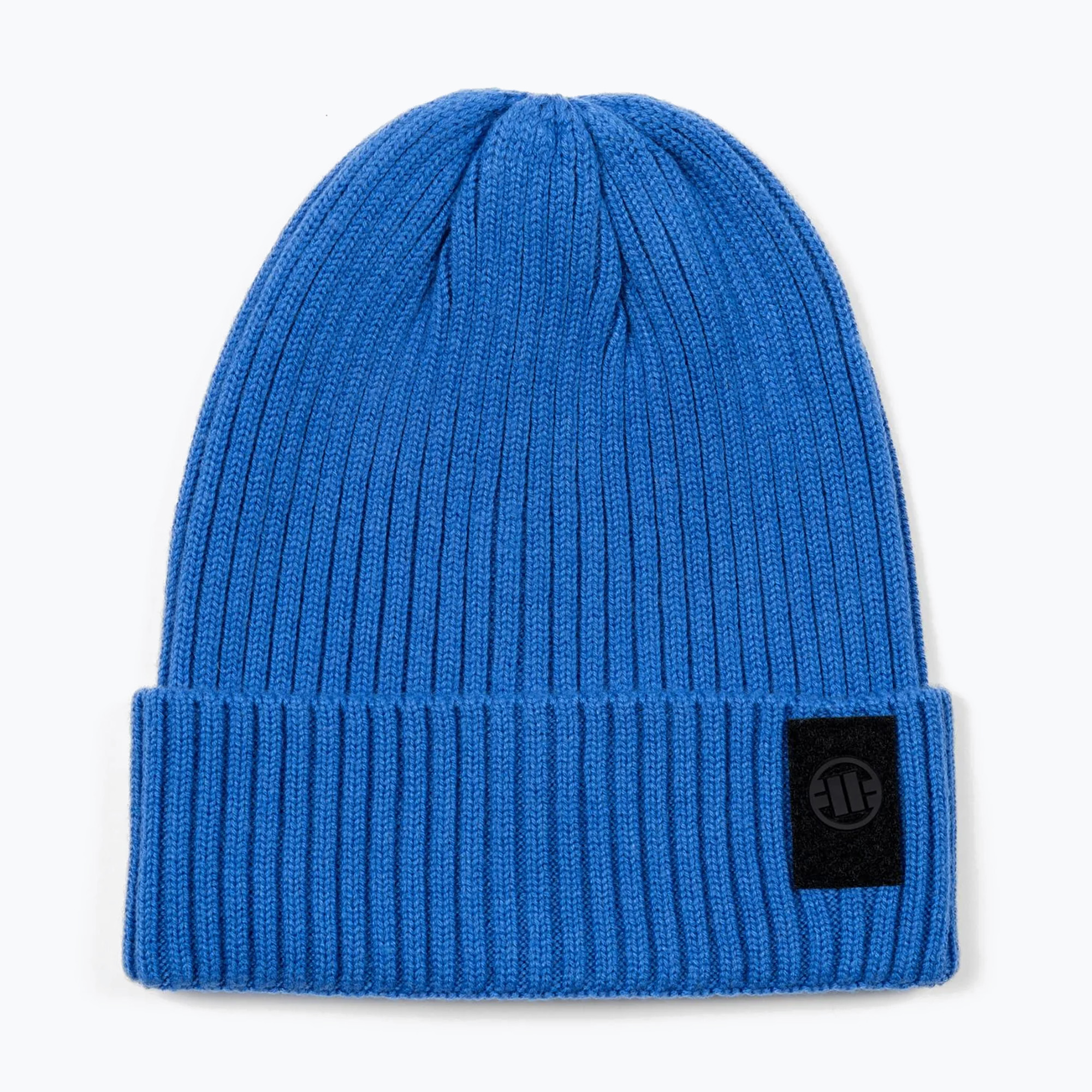Зимна шапка Pitbull Beanie Velcro Logo royal blue