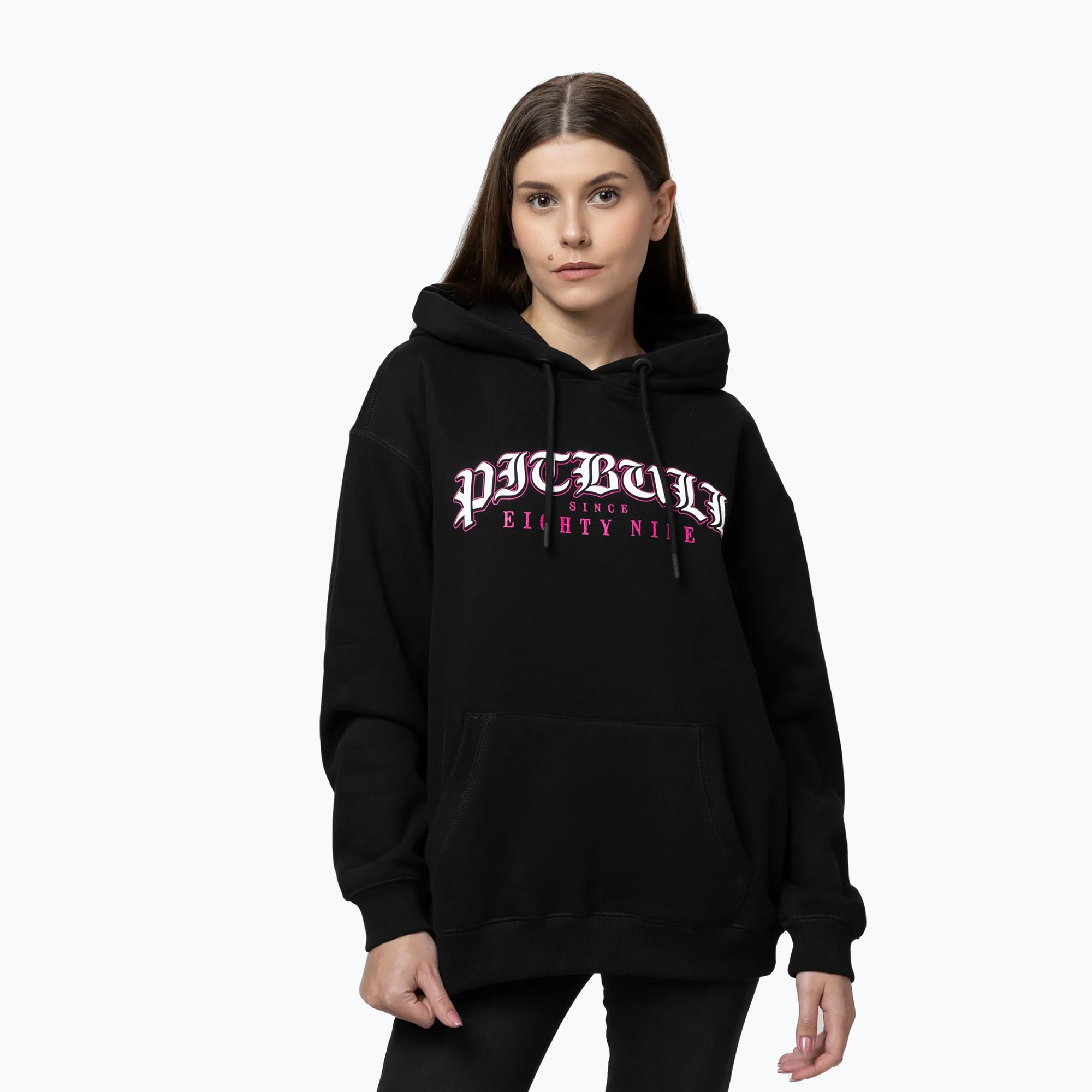 Bluza damska Pitbull Tattoo Hooded black 