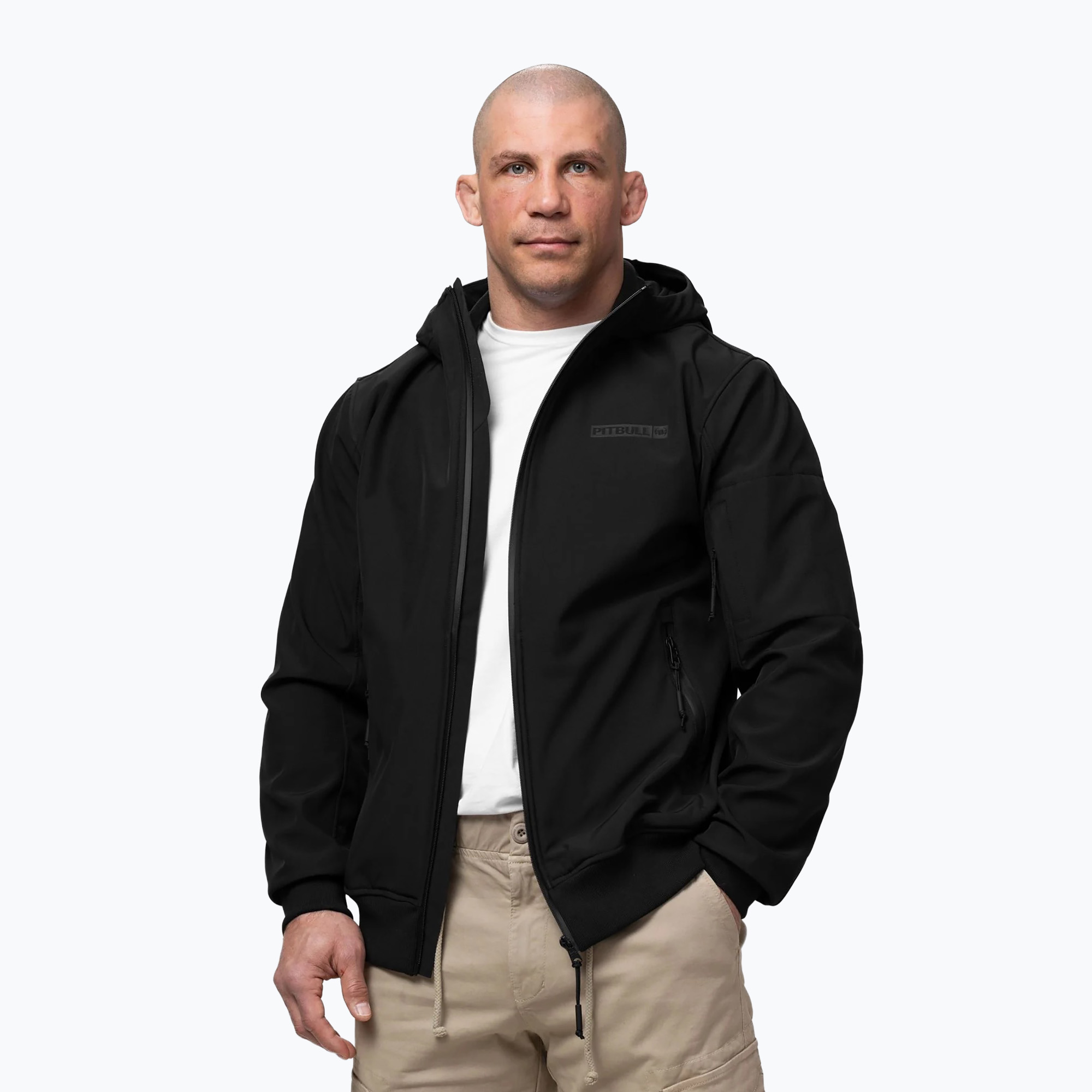 Geacă pentru bărbați Pitbull Roscoe Softshell black