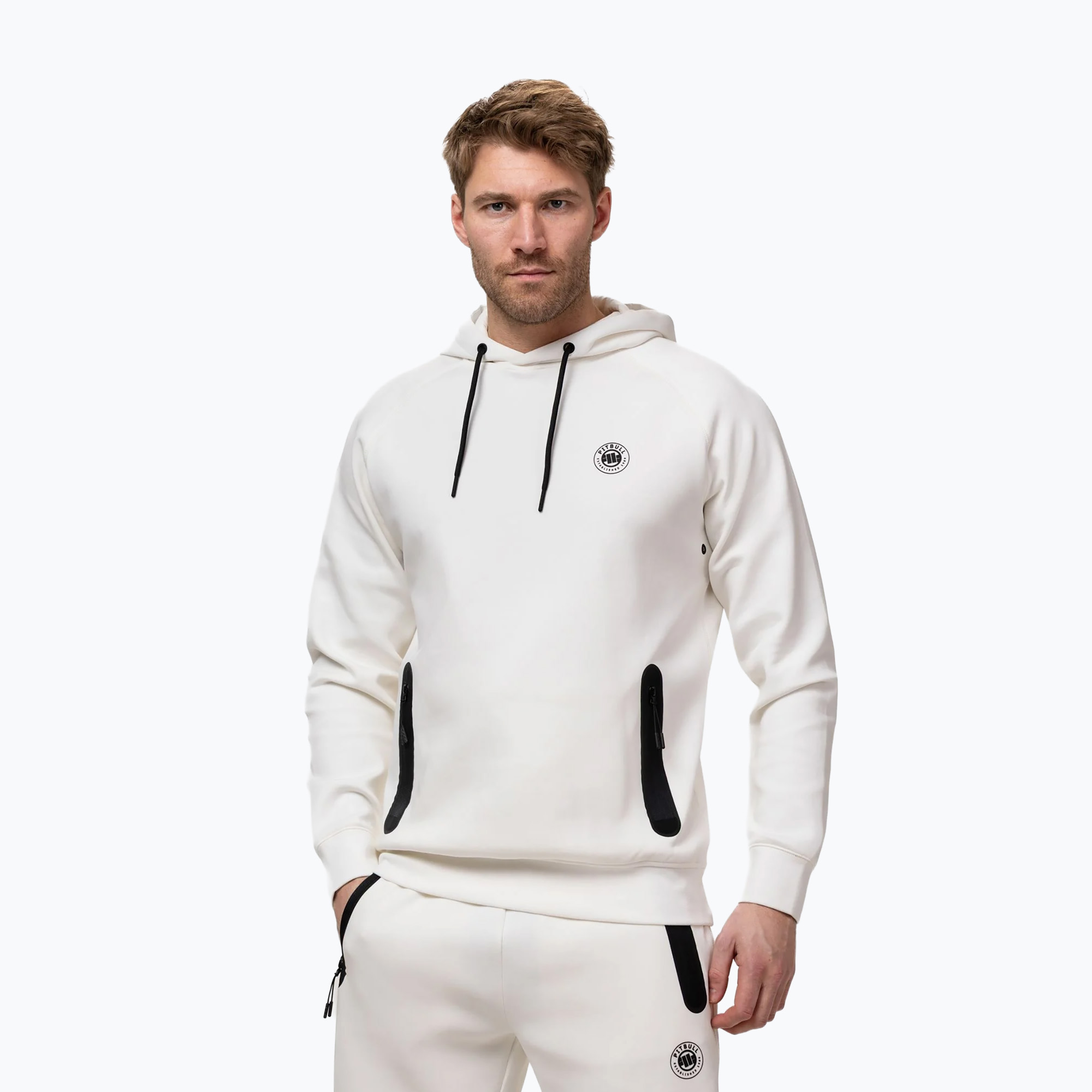 Мъжки суитшърт Pitbull Dogwood Hooded Sweatshirt off white
