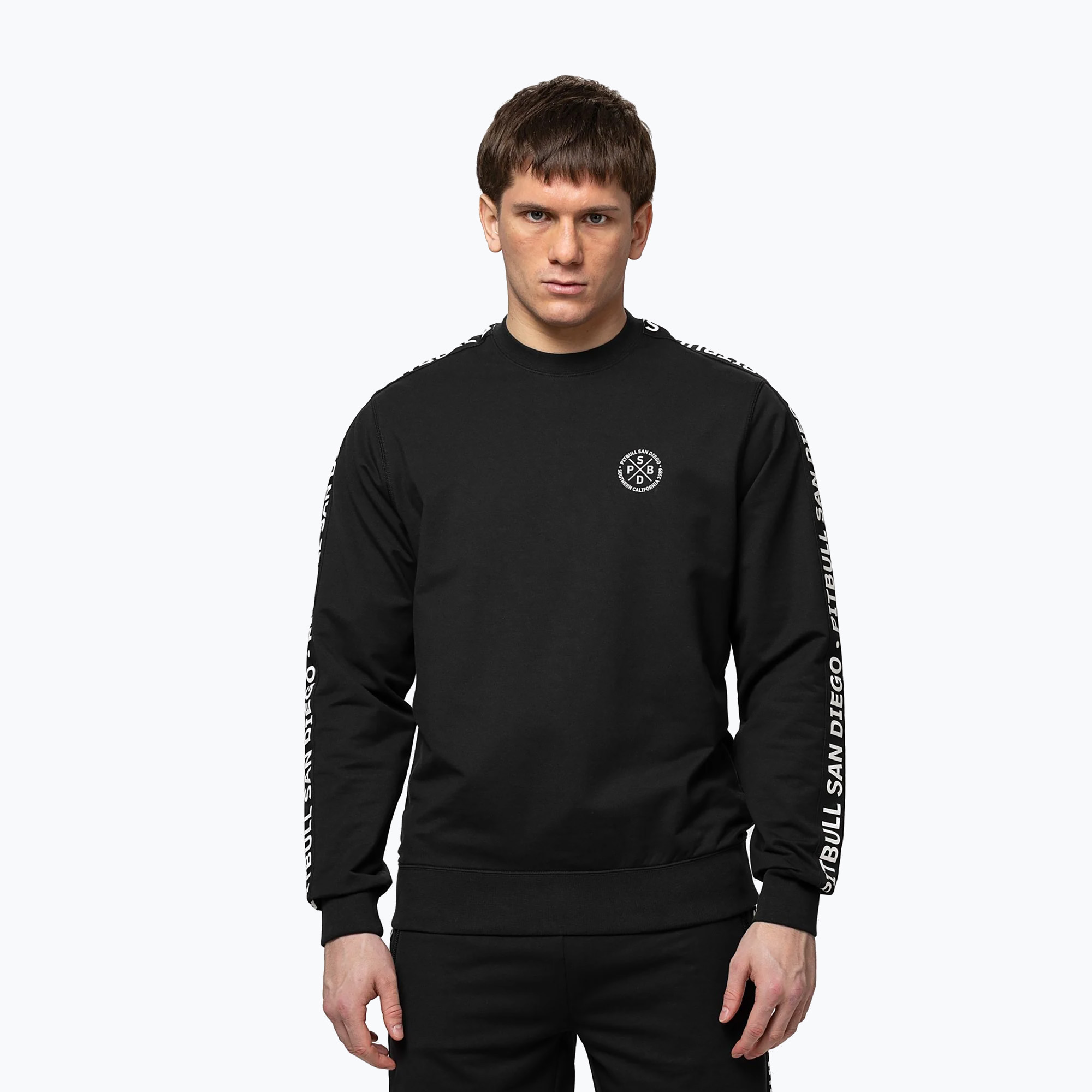 Мъжки суитшърт Pitbull Tape Parker Crewneck black