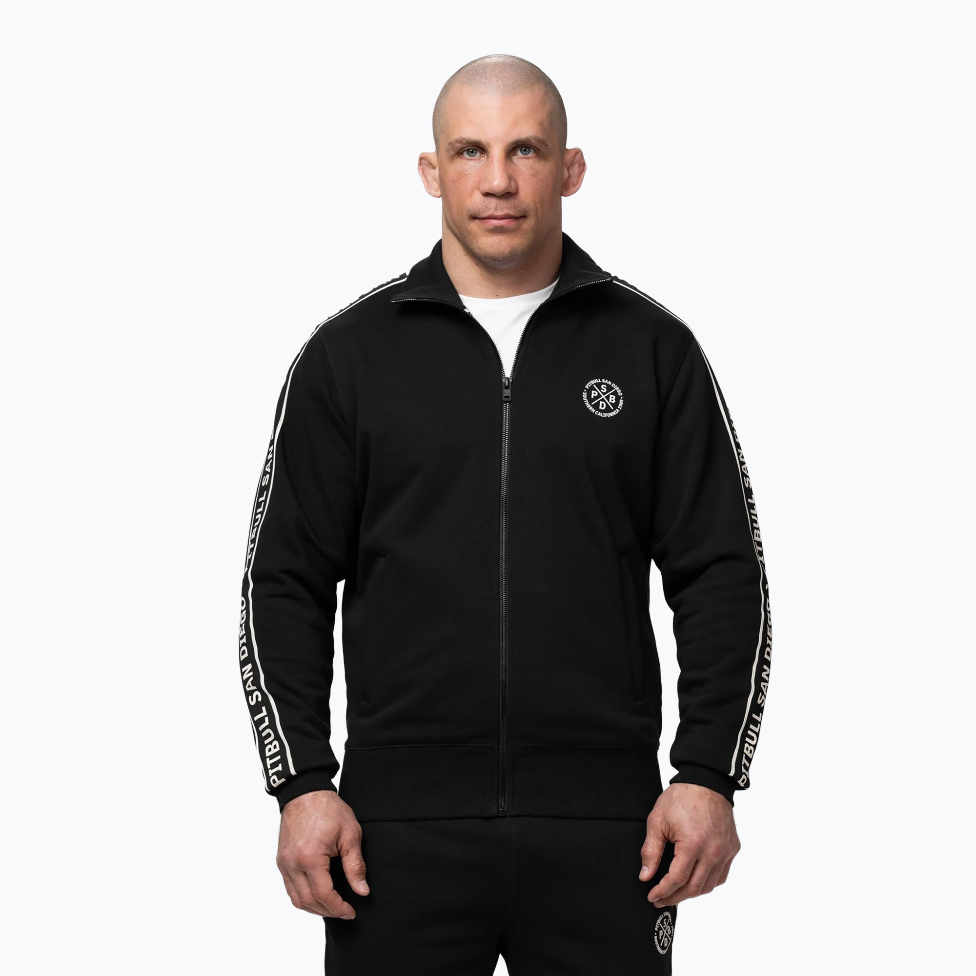 Мъжки суитшърт Pitbull Nexus Track Jacket black
