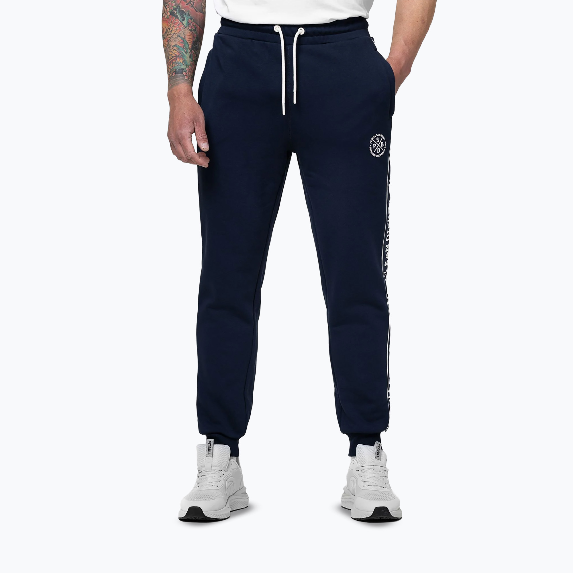 Pantaloni pentru bărbați Pitbull Nexus Track dark navy