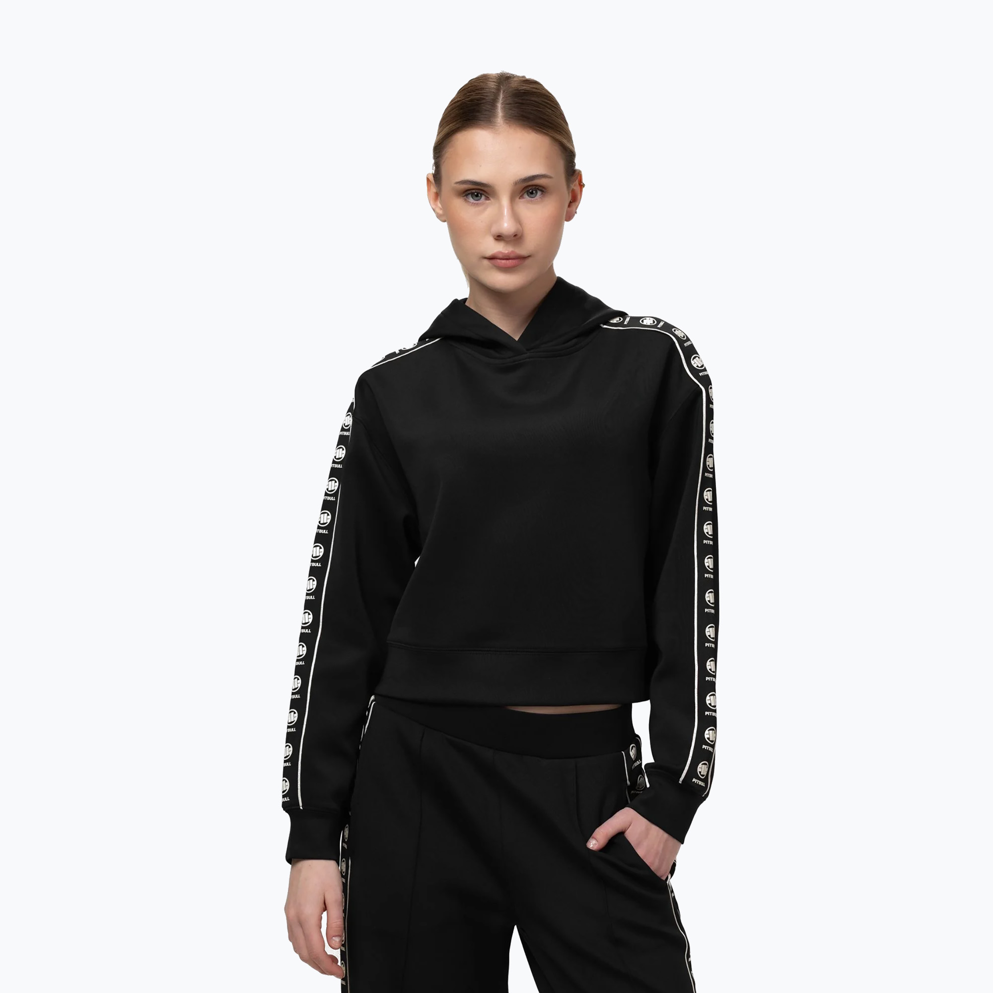Дамски суитшърт Pitbull Verona Hooded Oversize black