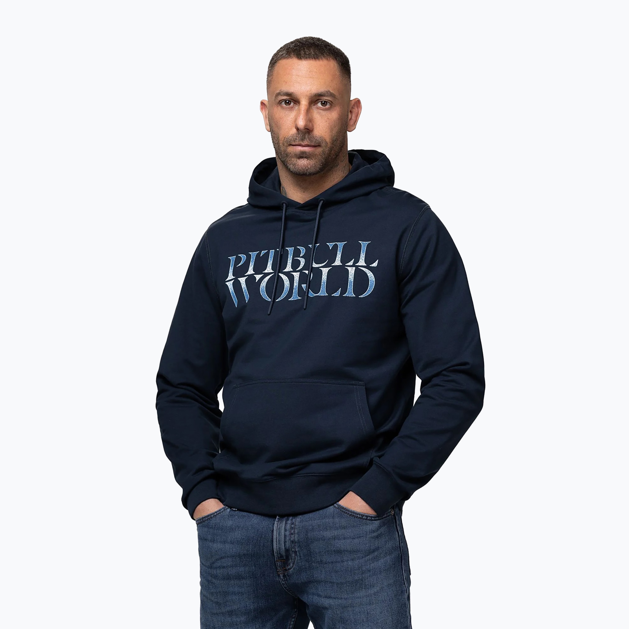 Мъжки суитшърт Pitbull World Sweatshirt Hooded dark navy