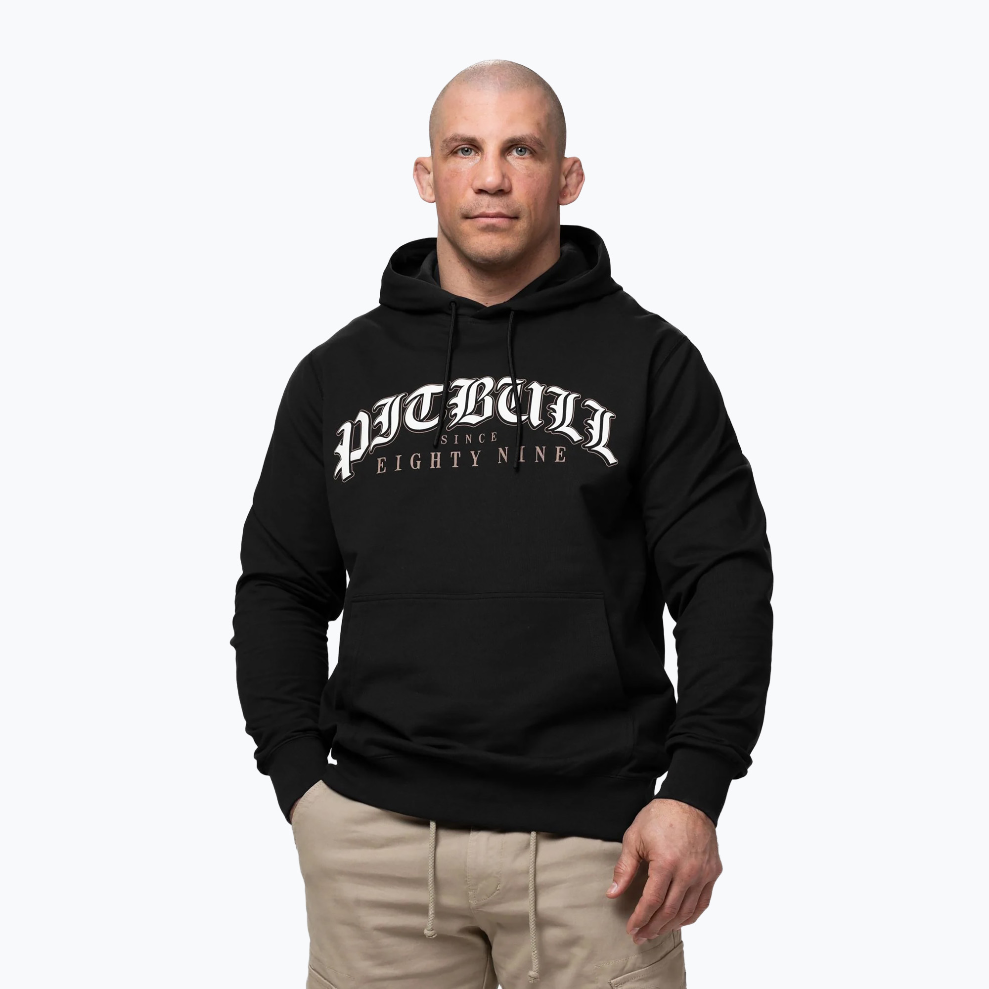 Мъжки суитшърт Pitbull Tatto Hooded black