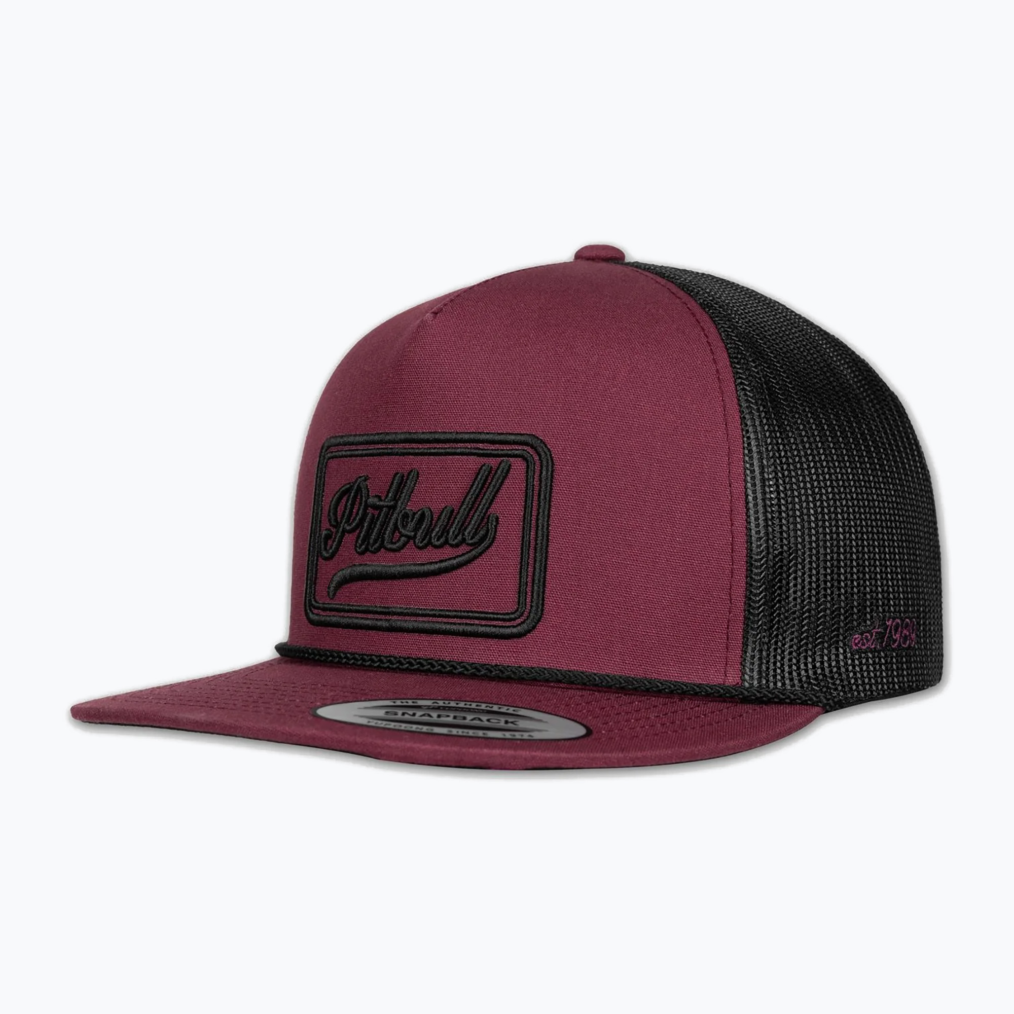 Șapcă pentru bărbați Pitbull Original 1989 burgundy/black