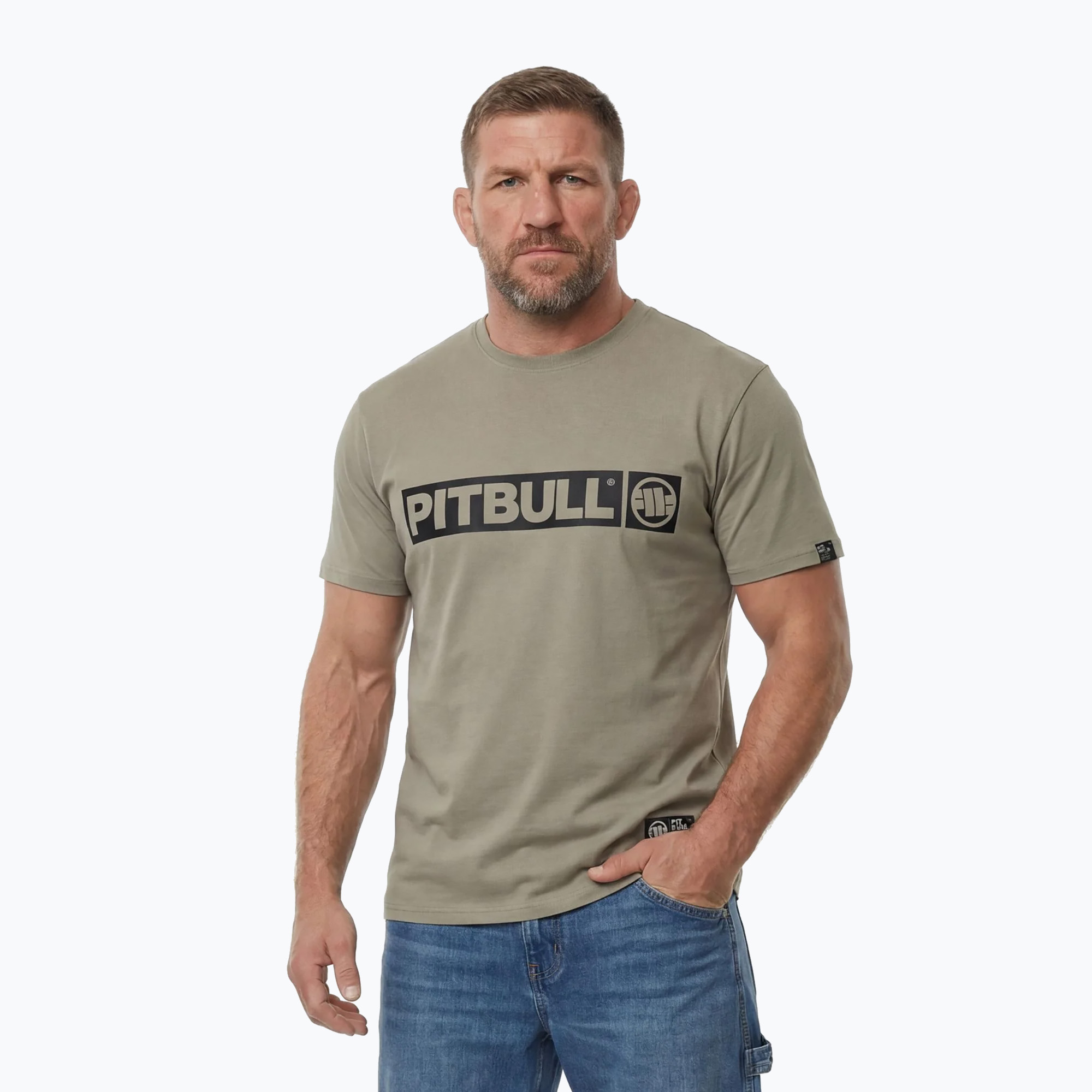 Мъжка тениска Pitbull Hilltop white