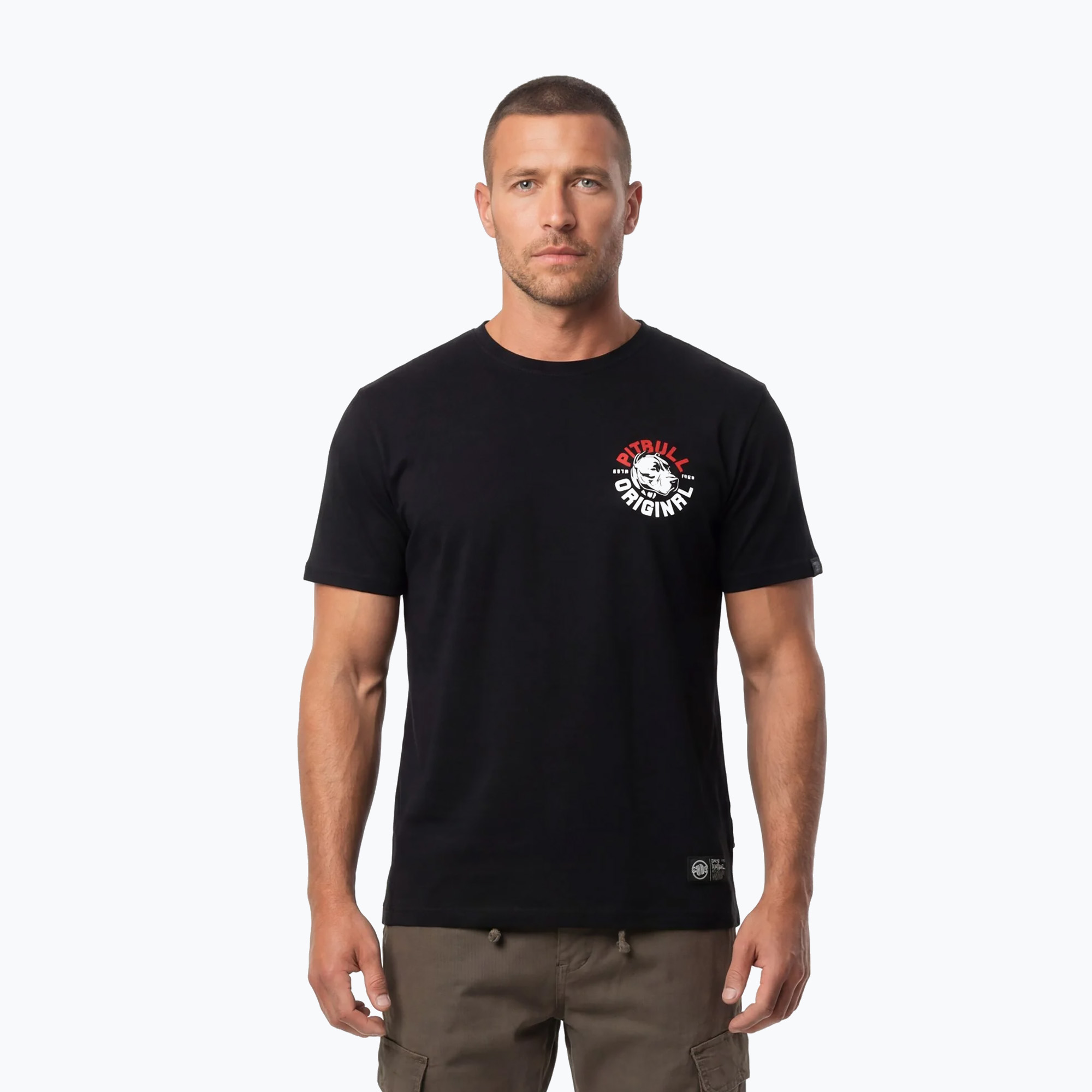 Tricou pentru bărbați Pitbull Dog SD black