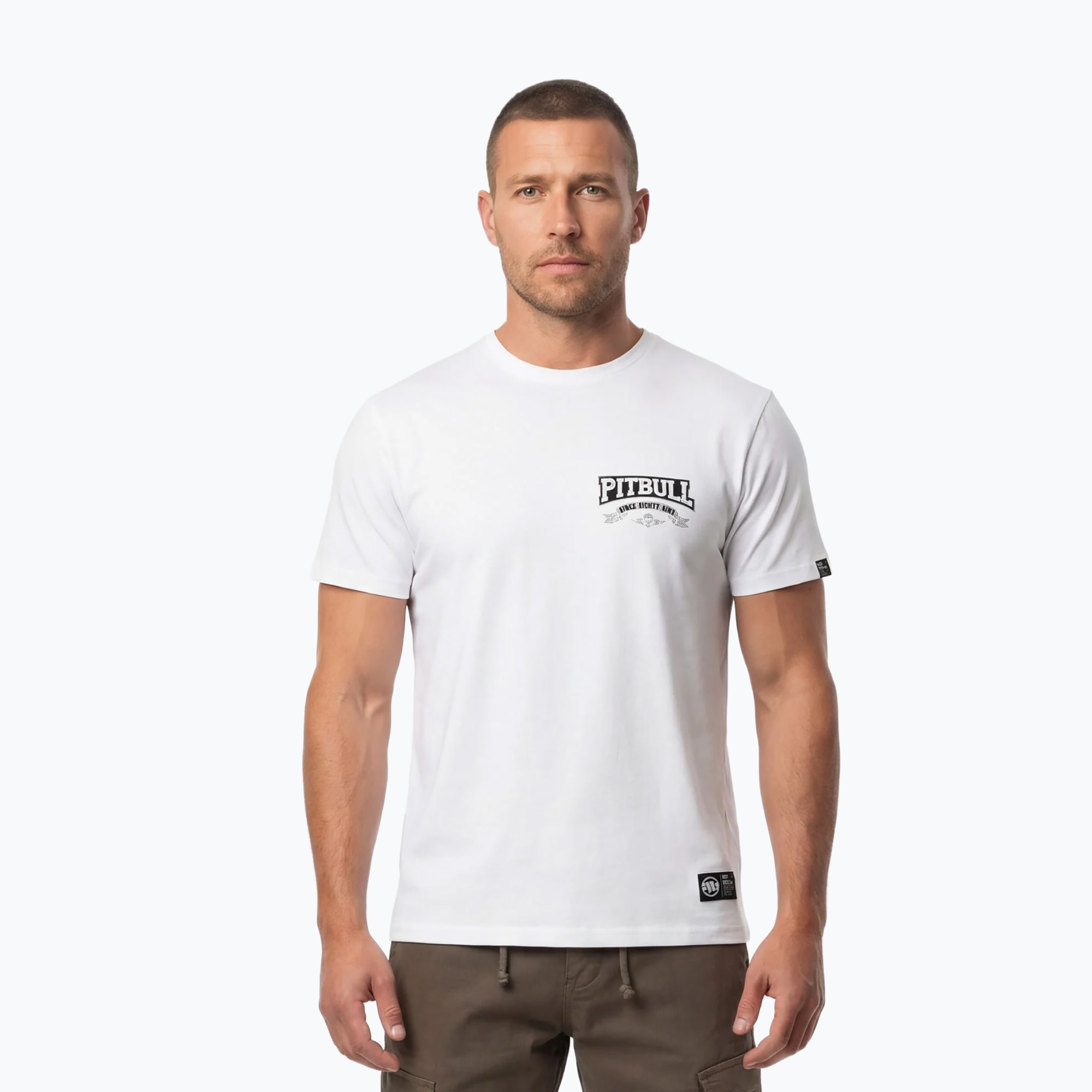 Tricou pentru bărbați Pitbull Troublemarker white