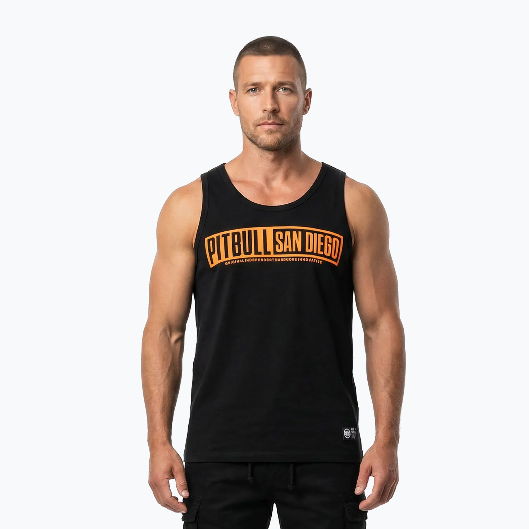 Pánske tričko Pitbull Eighty Nine Dog Tank Top black