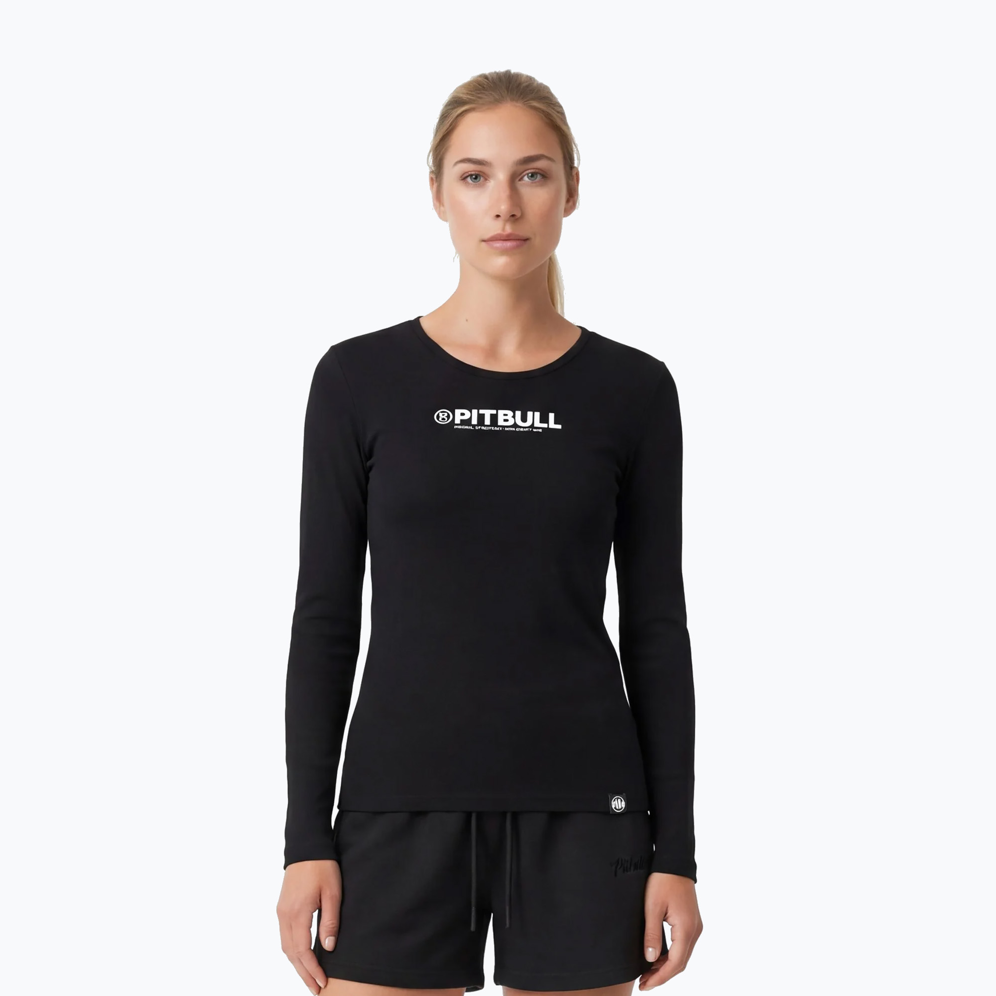 Longsleeve pentru femei Pitbull R Slim Fit black