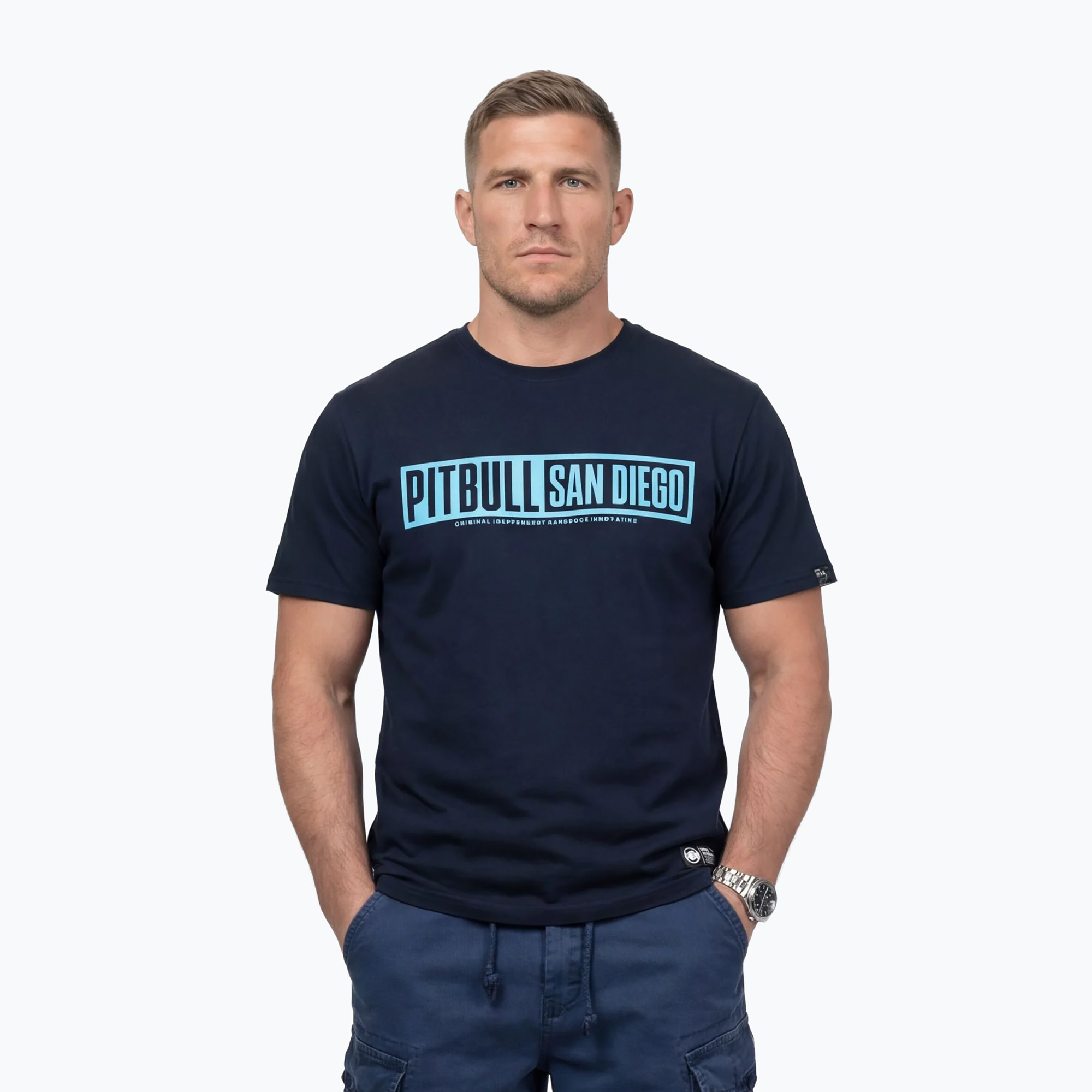 Tricou bărbătesc Pitbull Eighty Nine Dog dark navy