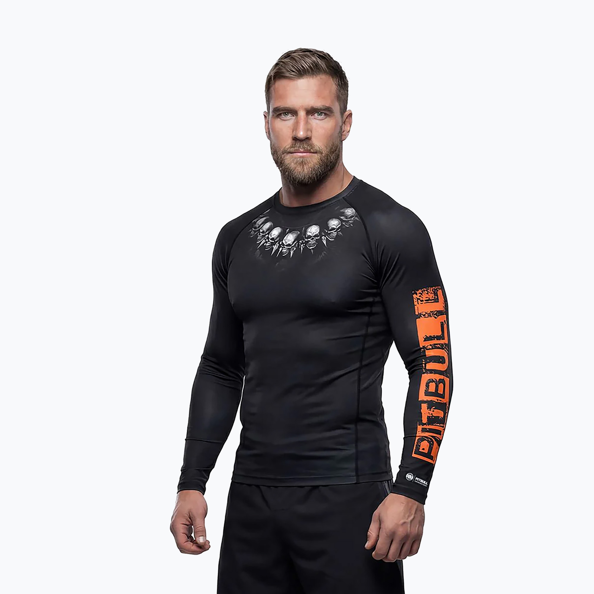Pánsky rashguard s dlhým rukávom Pitbull Blacky Rashguard