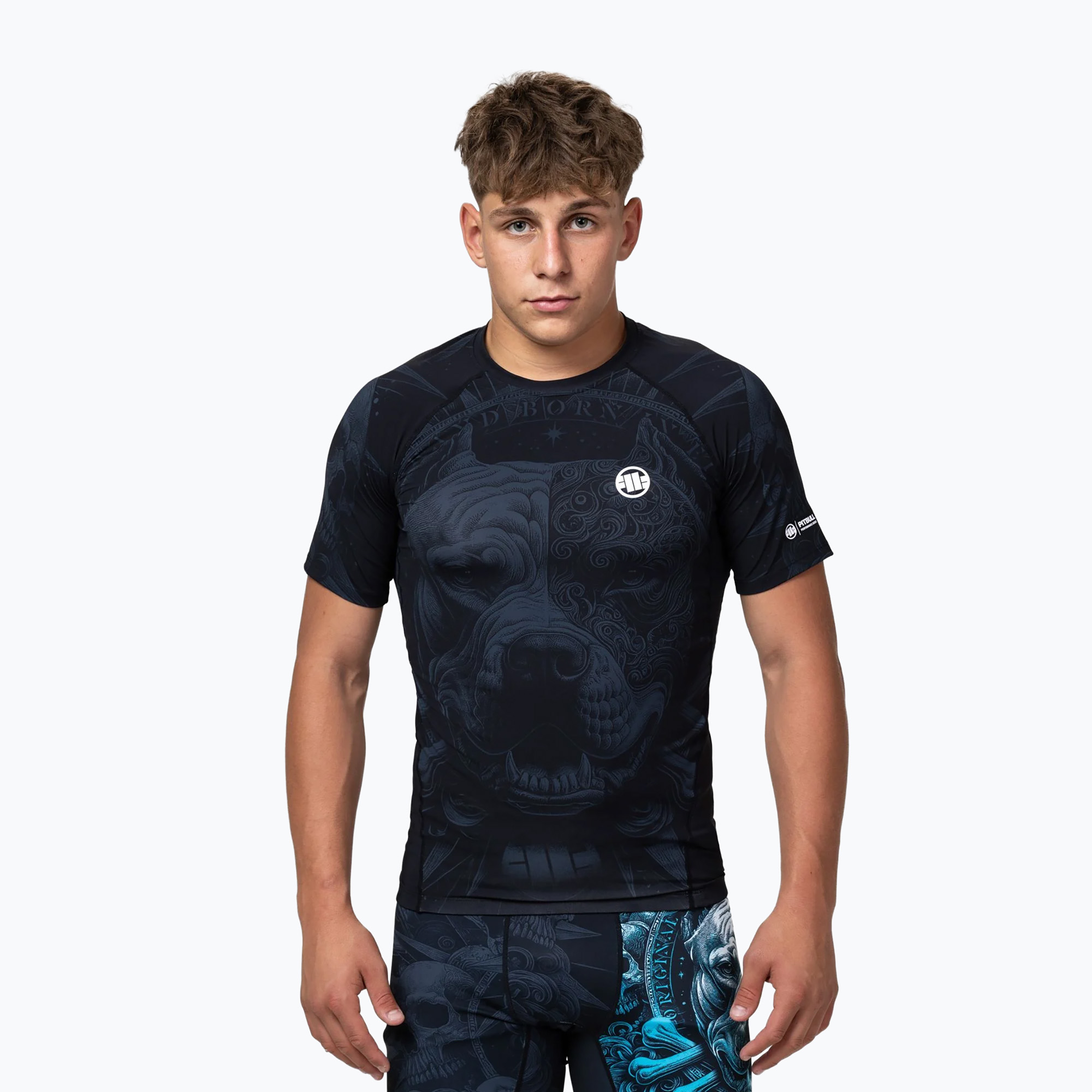 Мъжки рашгард Pitbull World Rashguard black