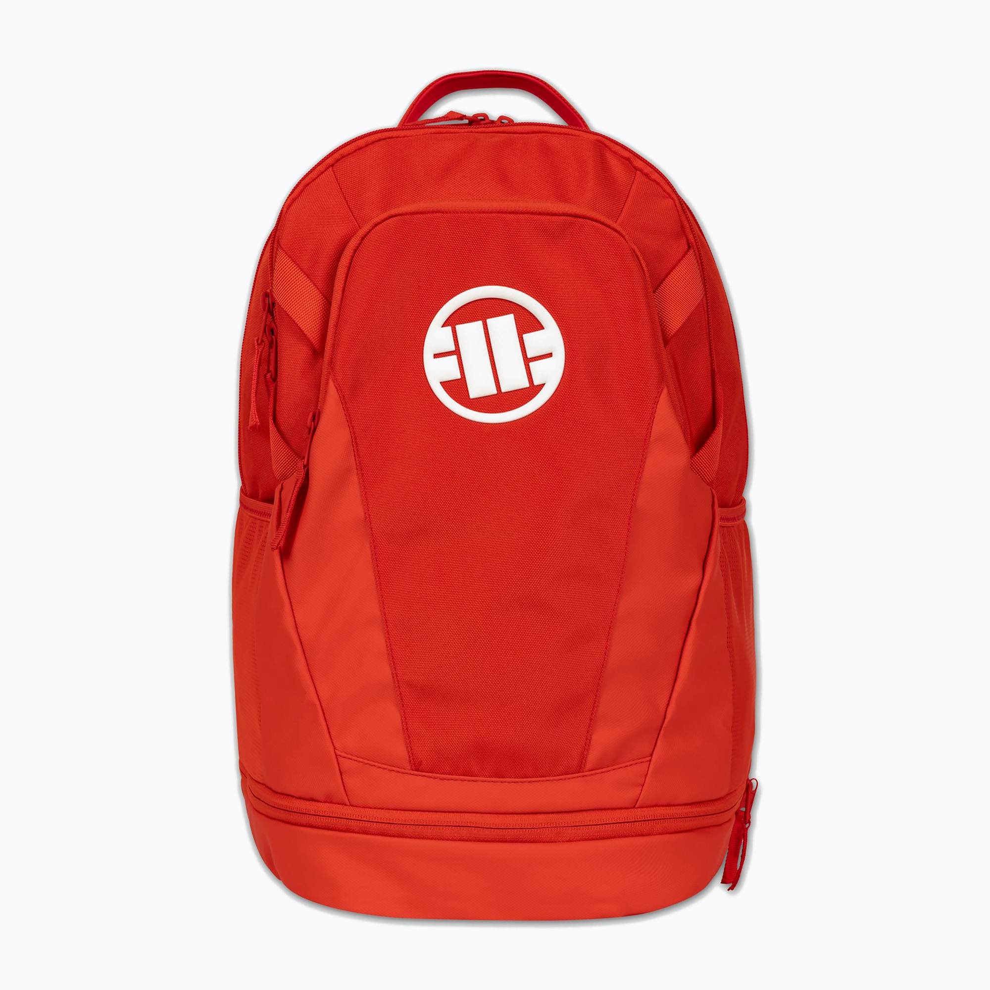 Градска раница Pitbull Athletic Logo fluo/red
