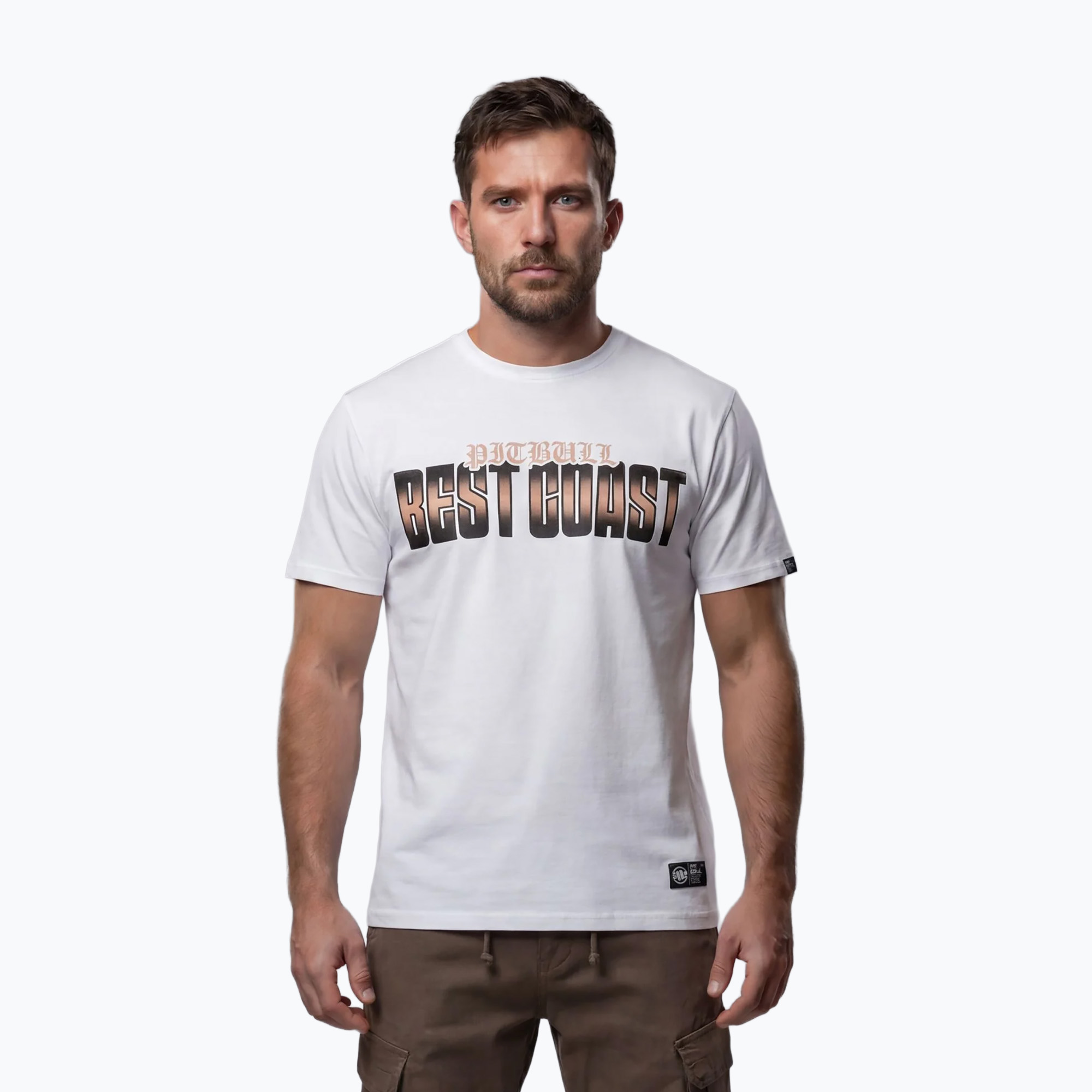 Мъжка тениска Pitbull Best Coast white