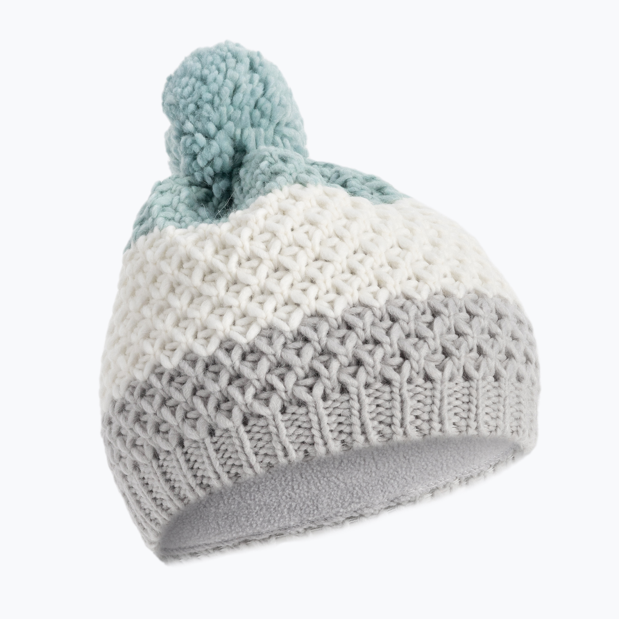Children's winter beanie 4F mint HJZ22-JCAD007