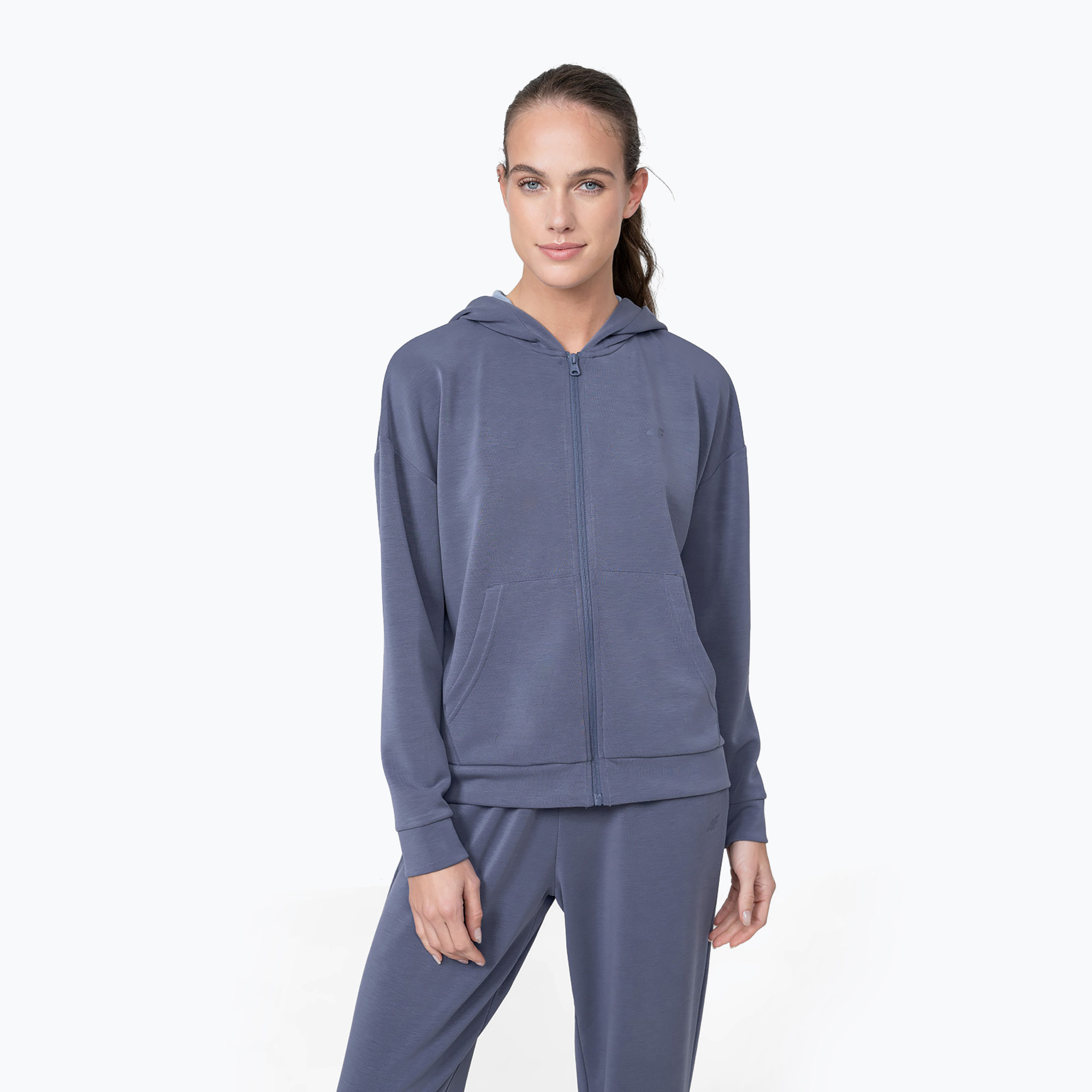 Felpa yoga donna 4F BLD041 denim