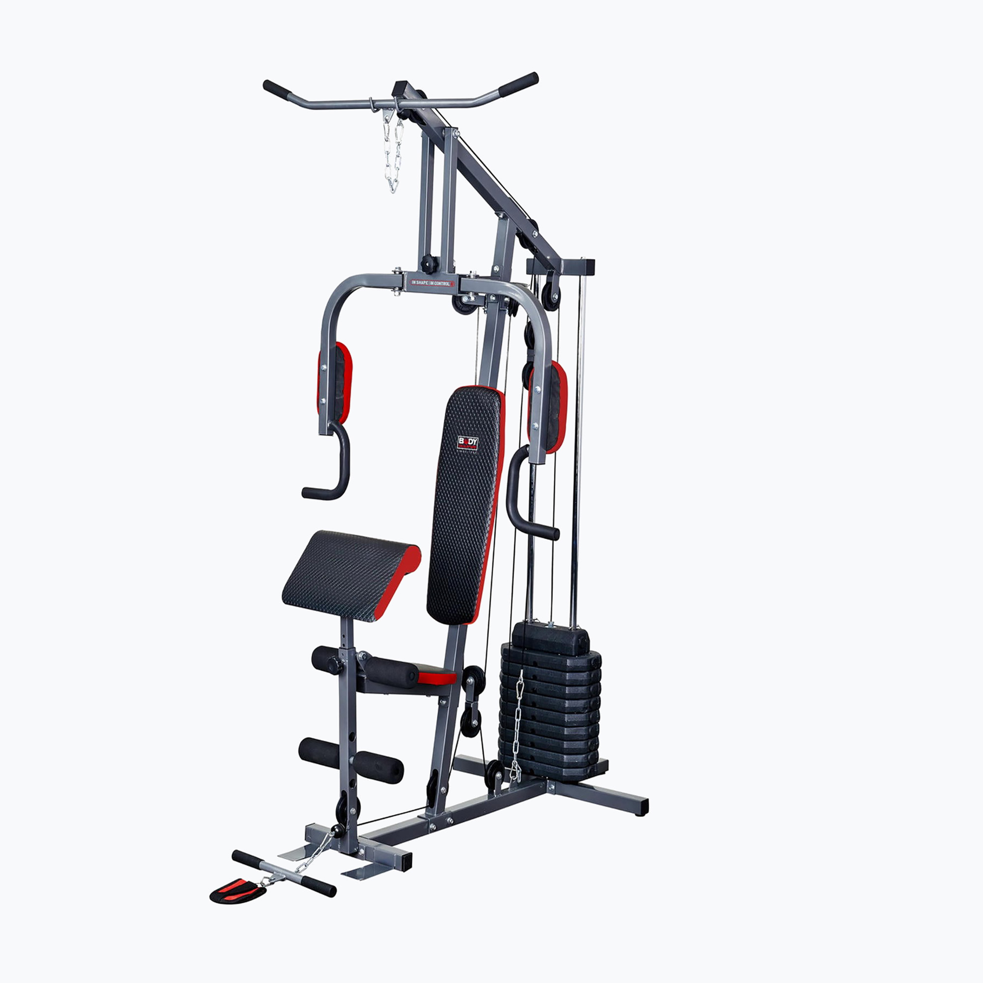 Мултифункционален фитнес уред Atlas Body Sculpture Multi Gym Basic BMG 4202 black/red