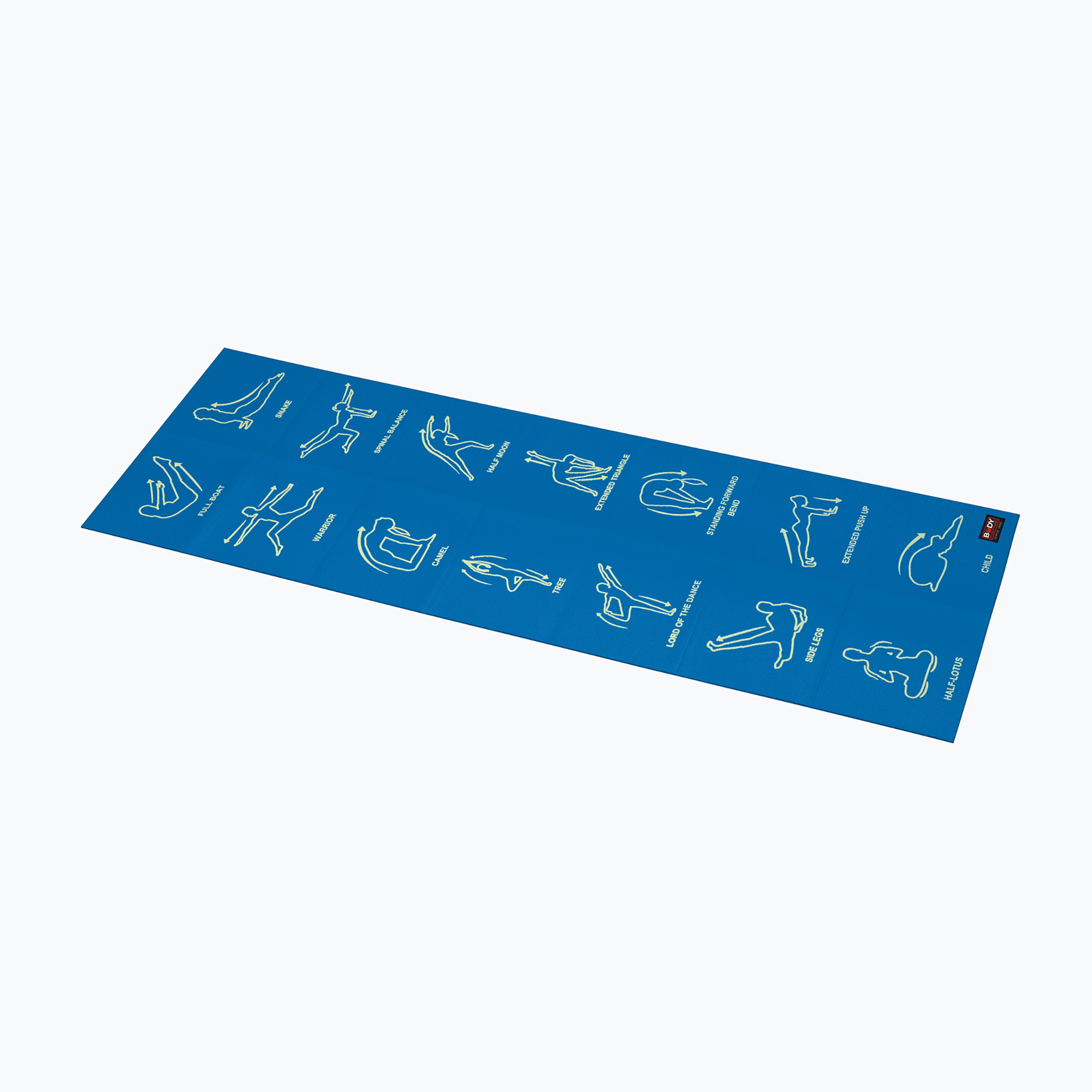 Podložka na cvičenie Body Sculpture BB 8301 4 mm blue