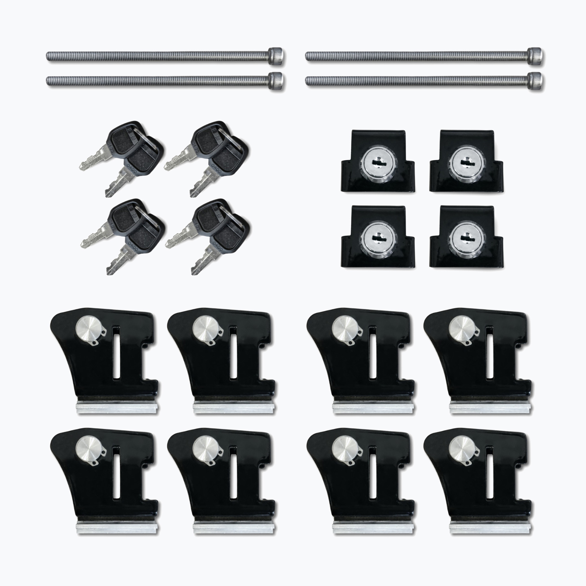 Montagehalterung OFFLANDER Anti-Theft Roof Tent Brackets 4 pack black