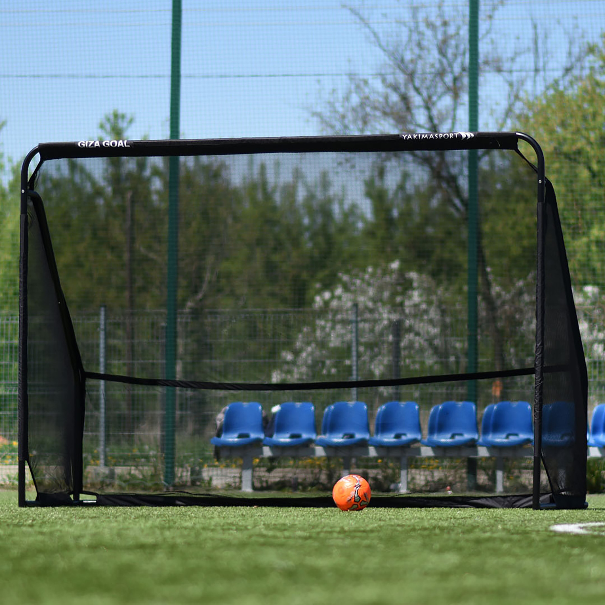 Yakimasport GIZA futbalová bránka 300 x 200 cm čierna 100571 (GIZA 100571)
