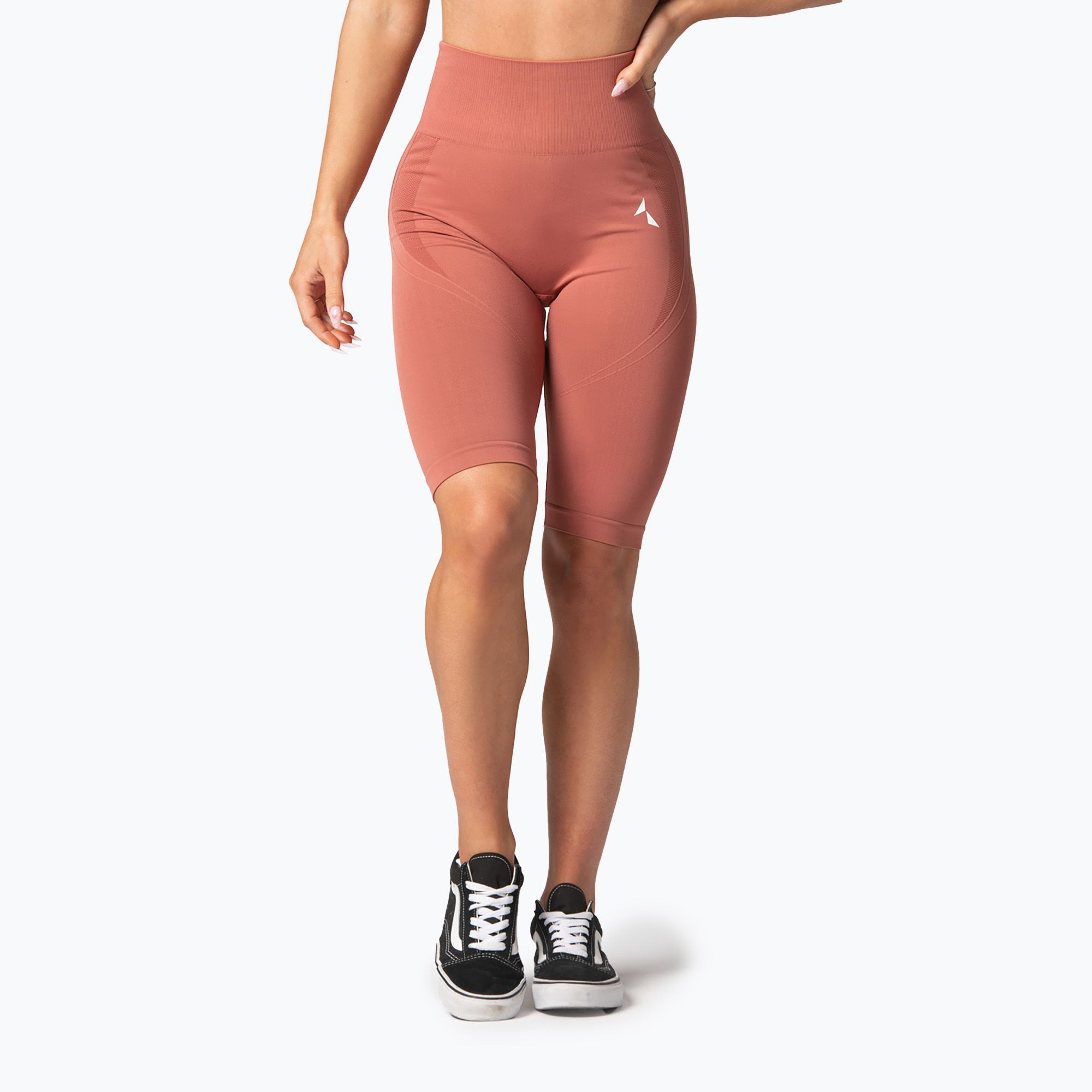 Dámske tréningové cyklistické nohavice Carpatree Arcade Seamless pink/canyon rose
