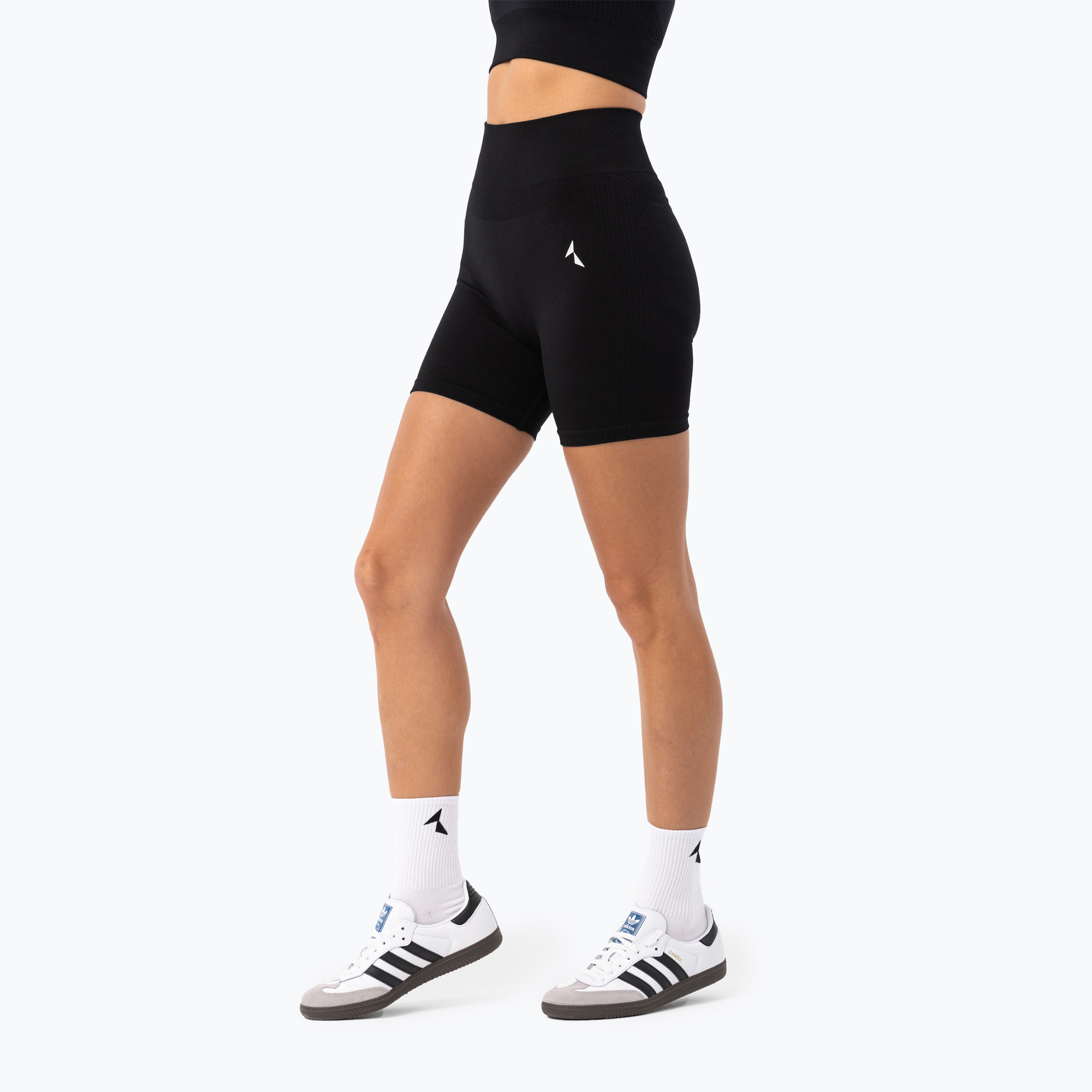 Spodenki treningowe damskie Carpatree Blaze Seamless sepia black 