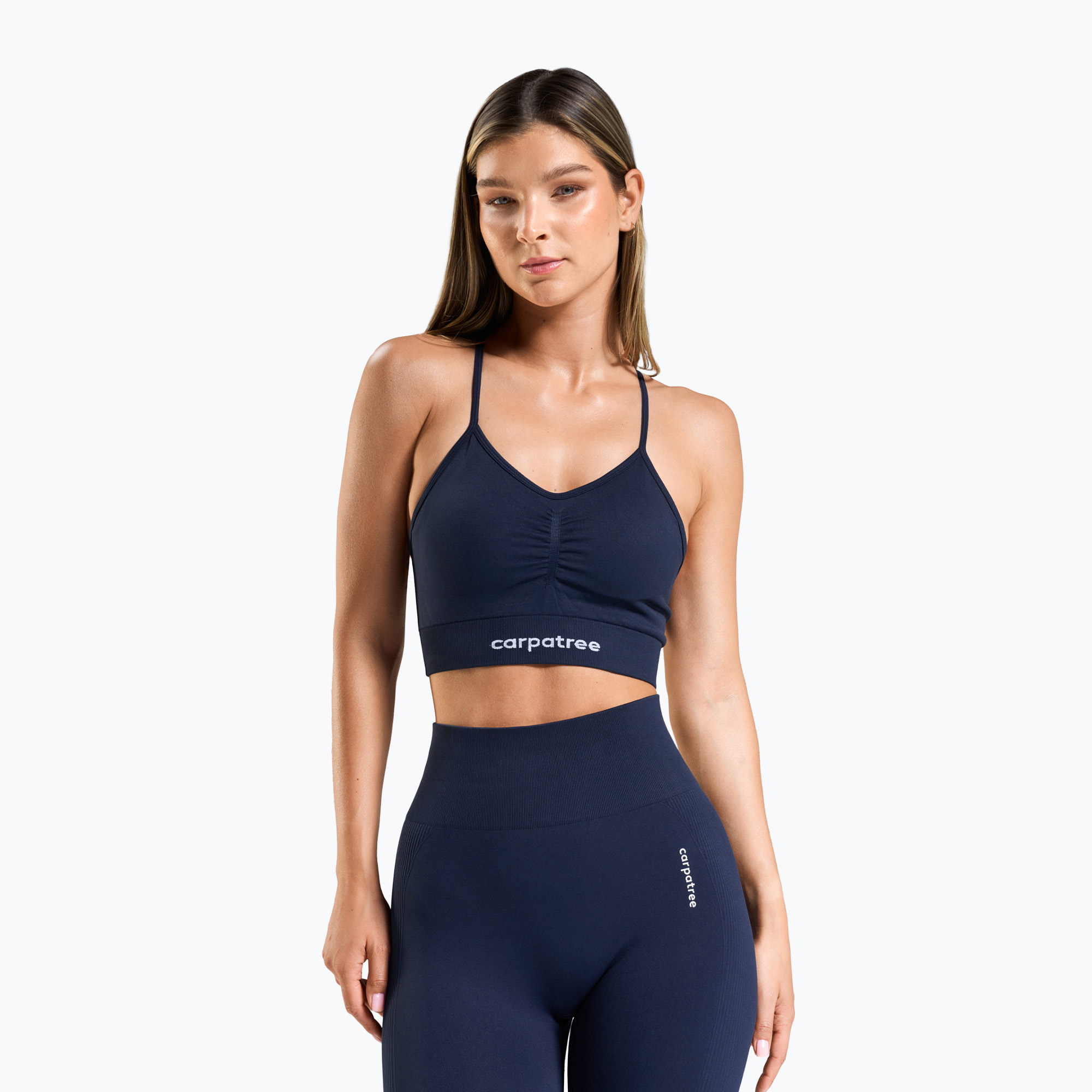 Biustonosz treningowy Carpatree Allure Seamless midnight blue 