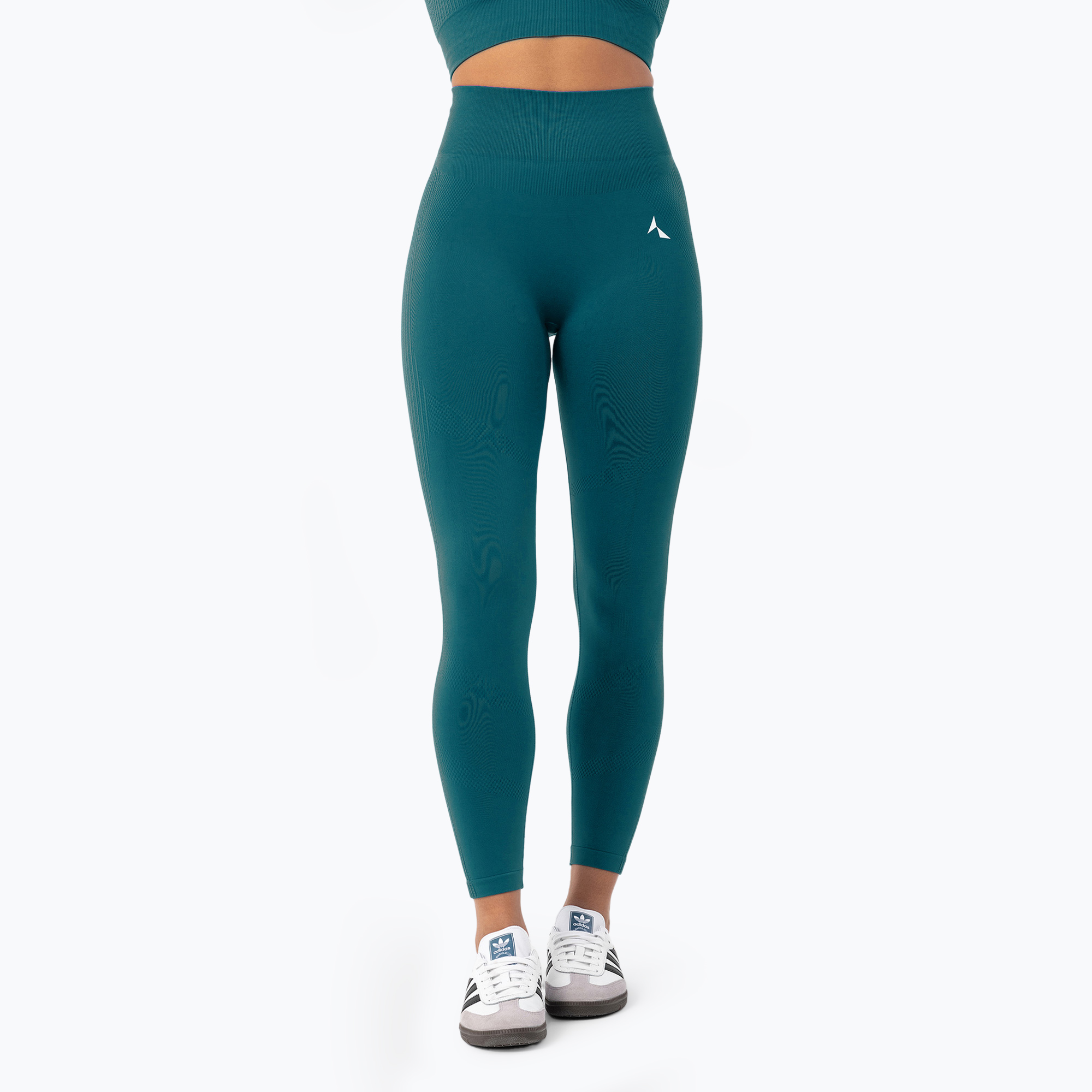 Legginsy treningowe damskie Carpatree Blaze Seamless deep ocean blue 