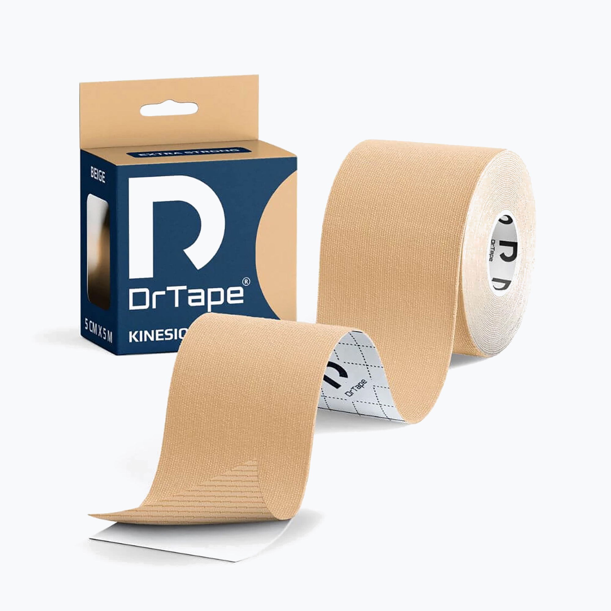 Kinesio tape DrTape Kinesiology Tape beige (5 cm x 5 m)