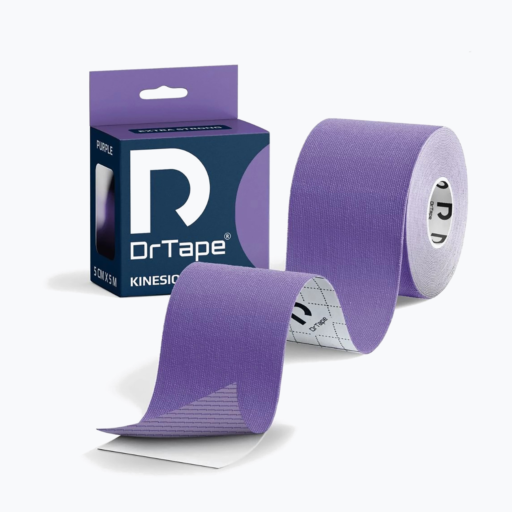 Kineziológiai tapasz DrTape Kinesiology Tape purple (Kinesiology Tape DR12)