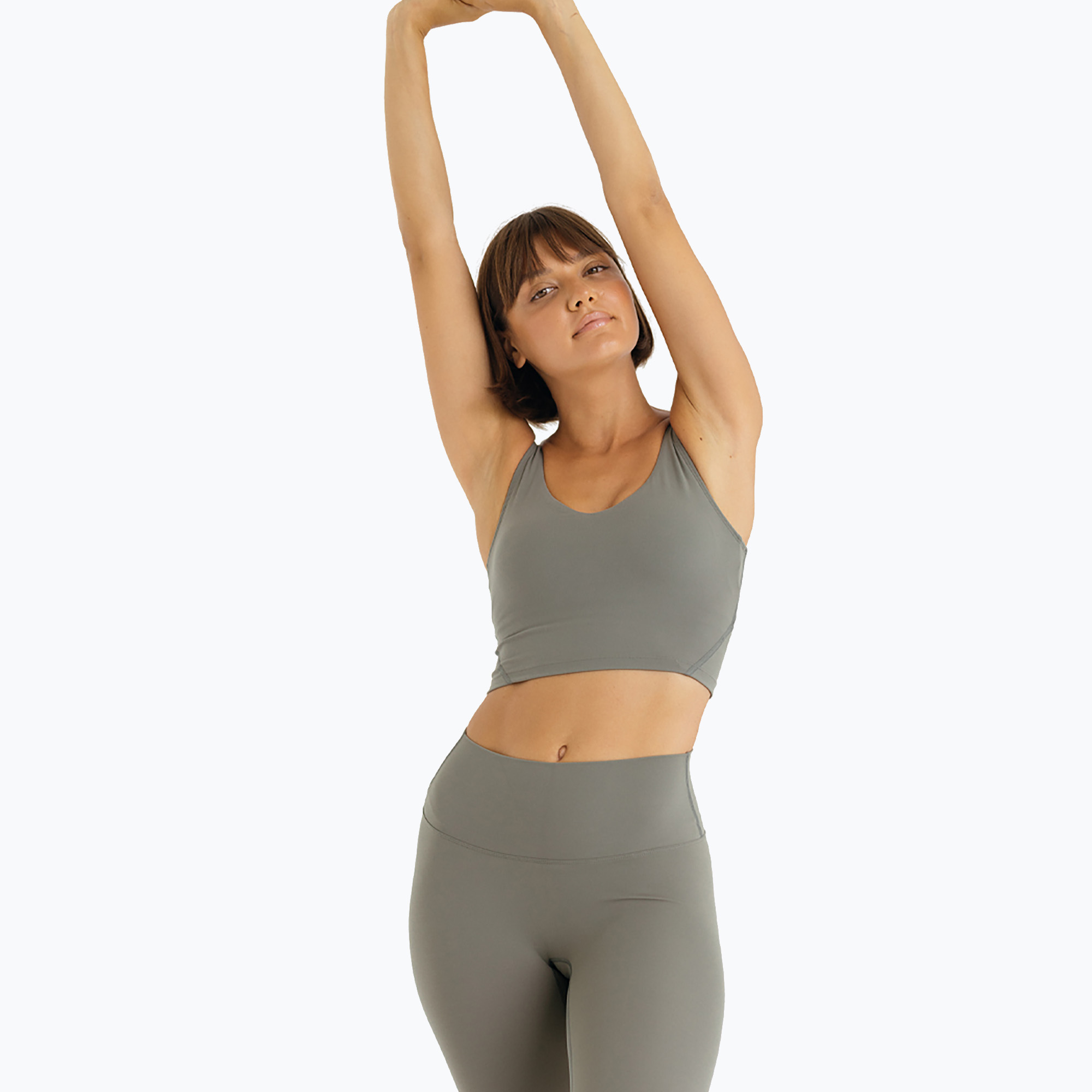 Top do jogi damski JOYINME Grace dark sage 