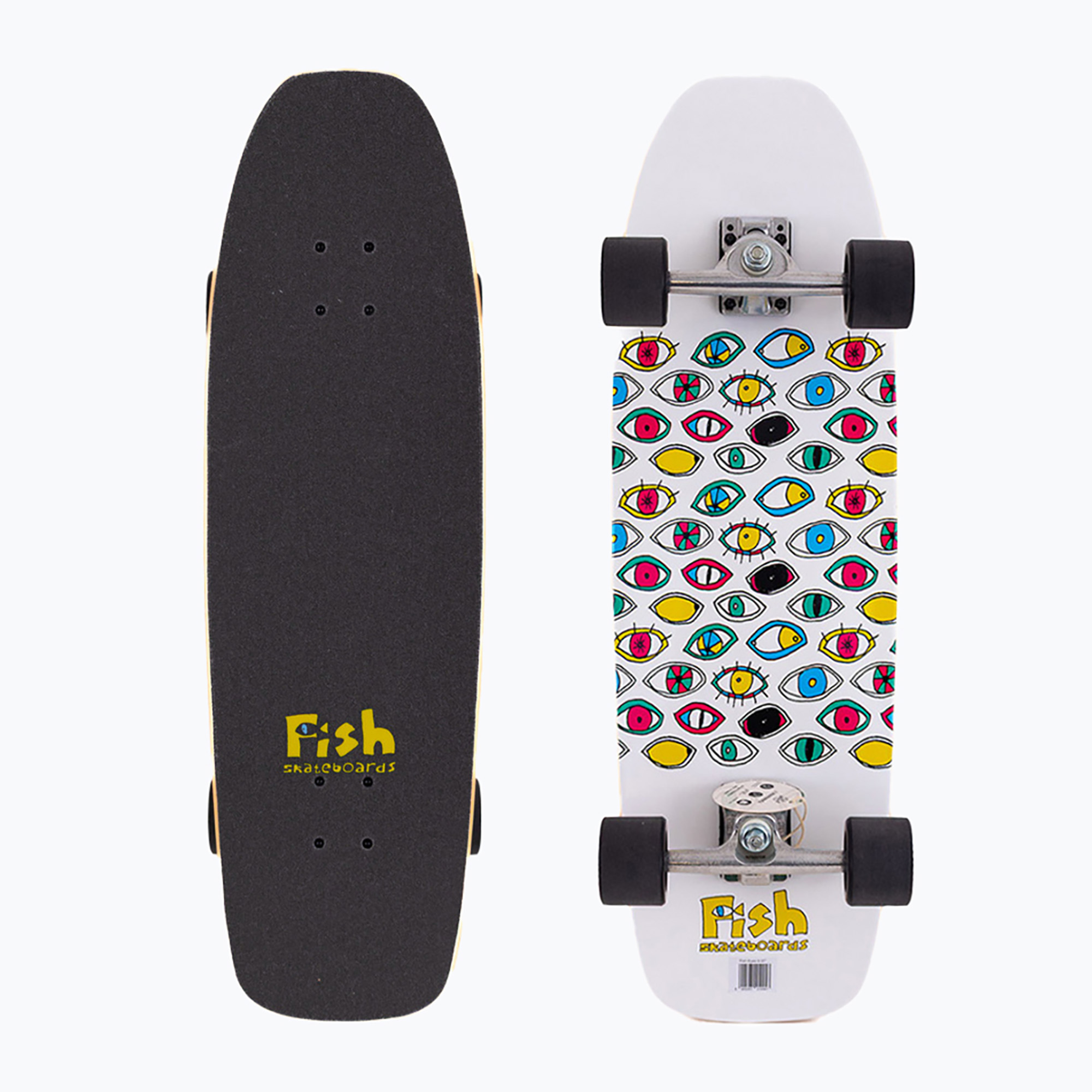 Deskorolka surfskate Fish Skateboards Surfskate Eyes 9.37